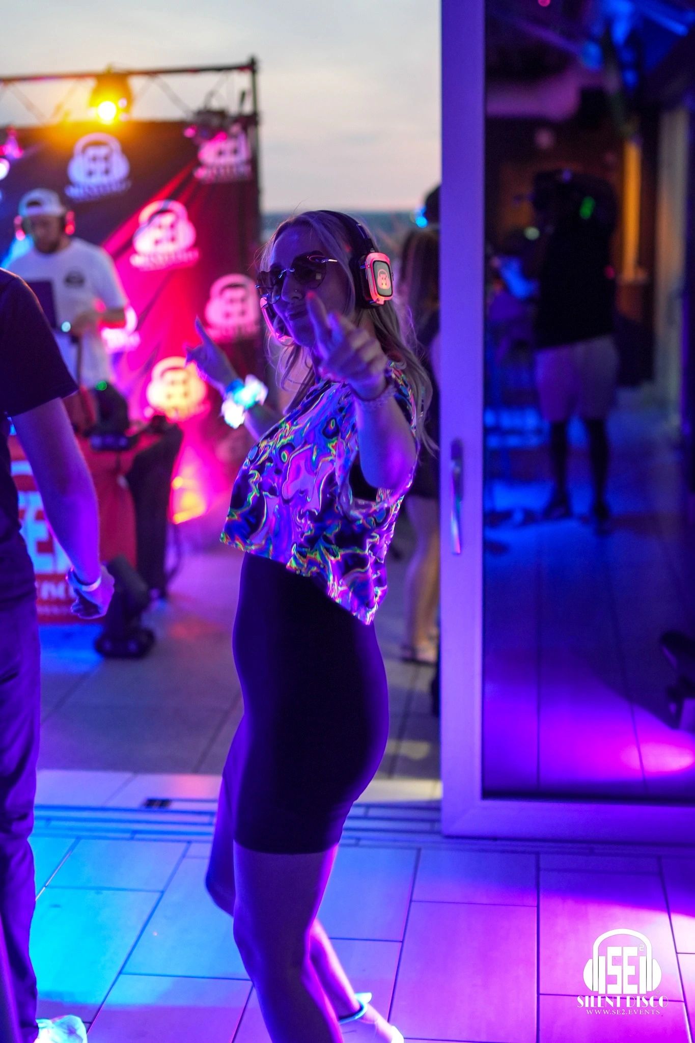 Bachelorette Party Ideas: Hosting a Silent Disco in Your AirBnb photo for SE2 Silent Disco