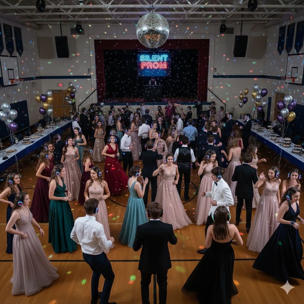 How to Host a Safe and Fun High School Prom Silent Disco photo for SE2 Silent Disco