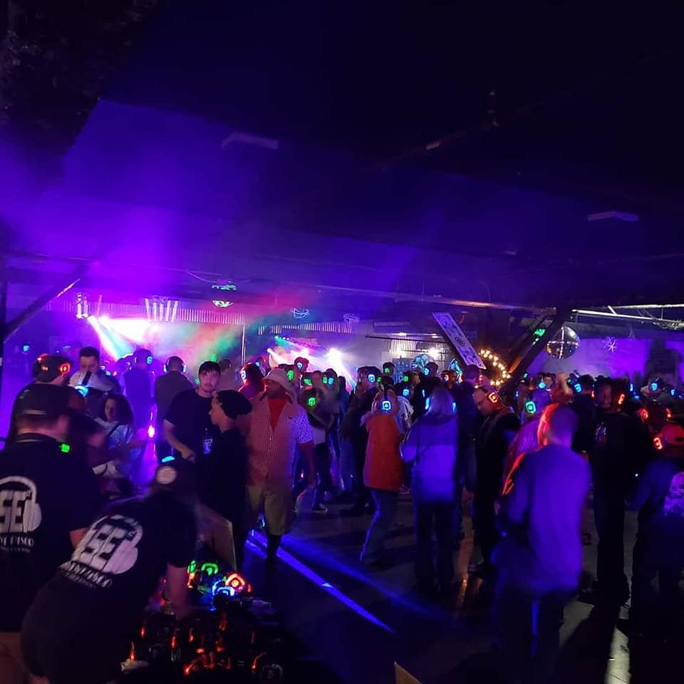 SE2 Silent Disco festival event photo from 2018 Music Is Art Silent Disco - Buffalo NY.