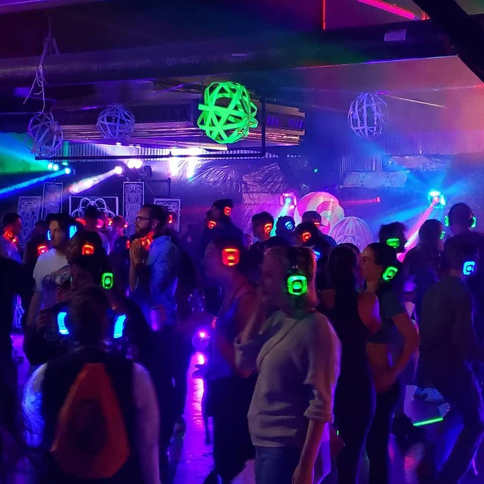 SE2 Silent Disco festival event photo from 2018 Music Is Art Silent Disco - Buffalo NY.