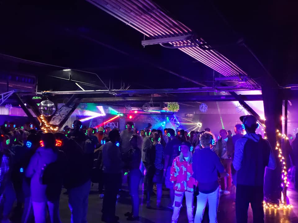 SE2 Silent Disco festival event photo from 2018 Music Is Art Silent Disco - Buffalo NY.