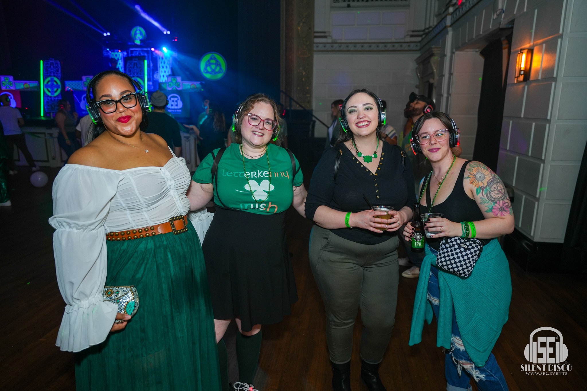 SE2 Silent Disco guests at 500 Pearl in Buffalo.