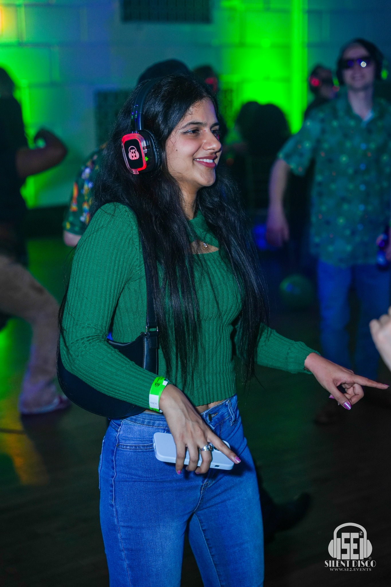 SE2 Silent Disco guests at 500 Pearl in Buffalo.