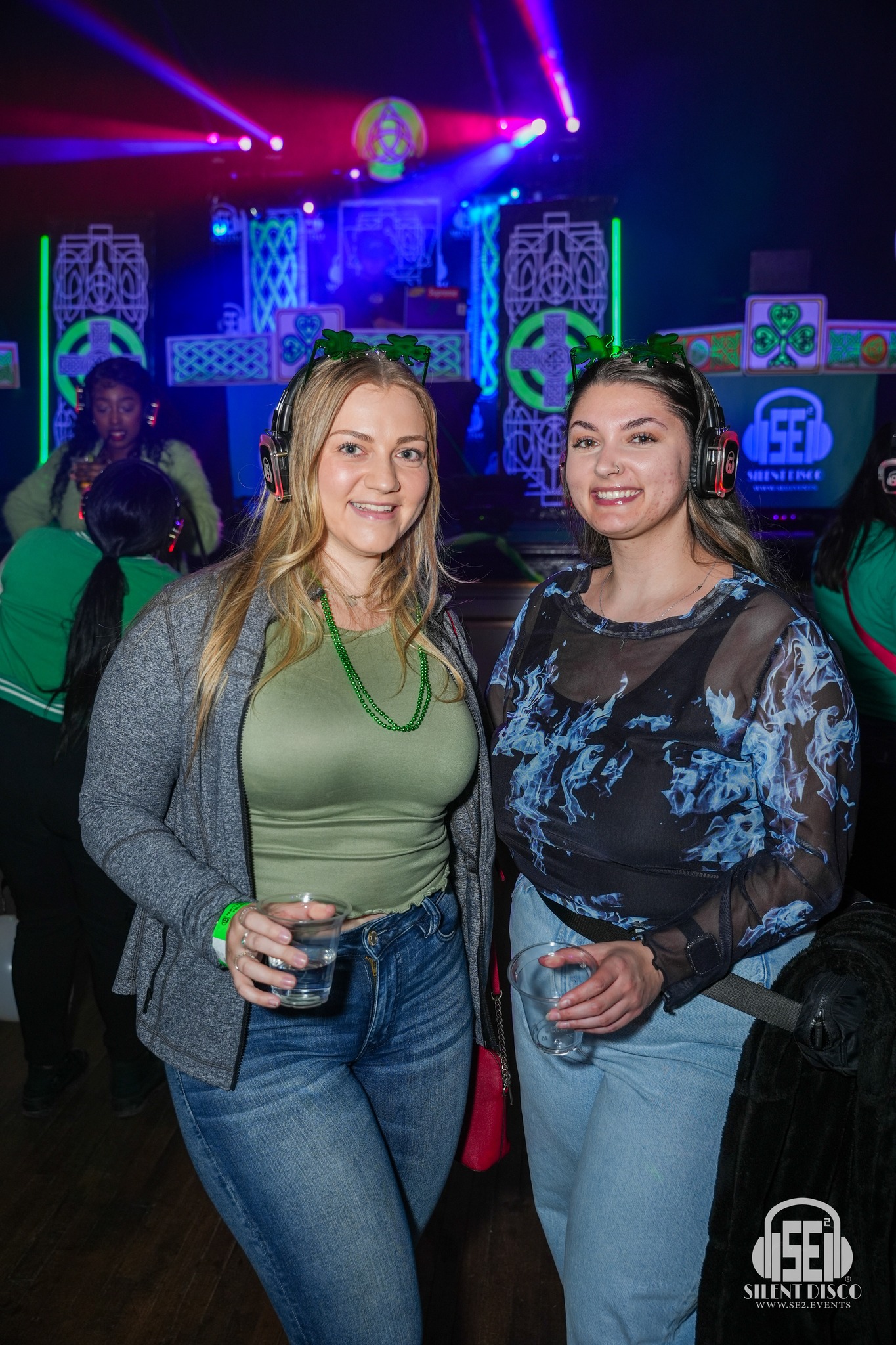 SE2 Silent Disco guests at 500 Pearl in Buffalo.