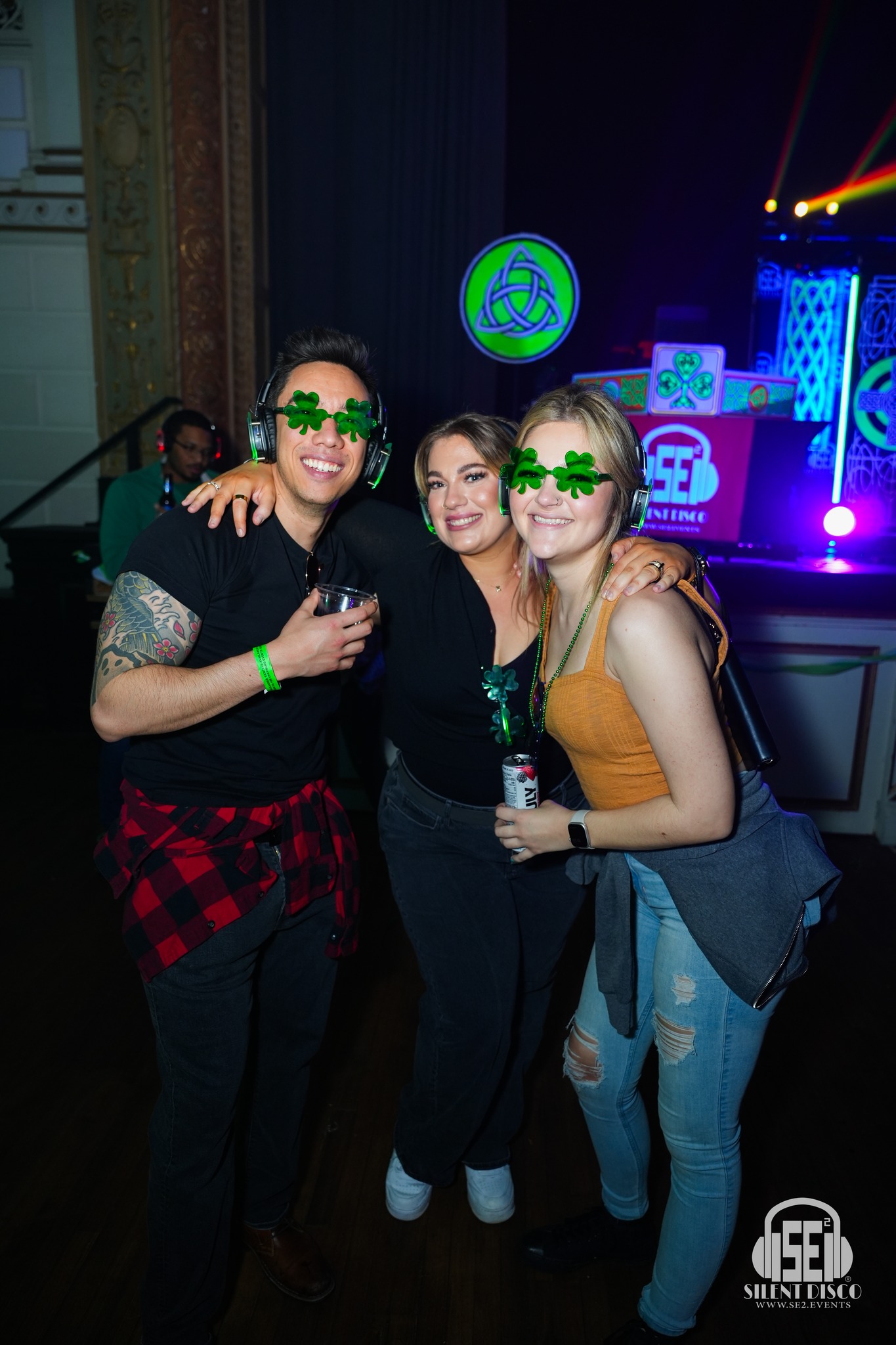 SE2 Silent Disco guests at 500 Pearl in Buffalo.