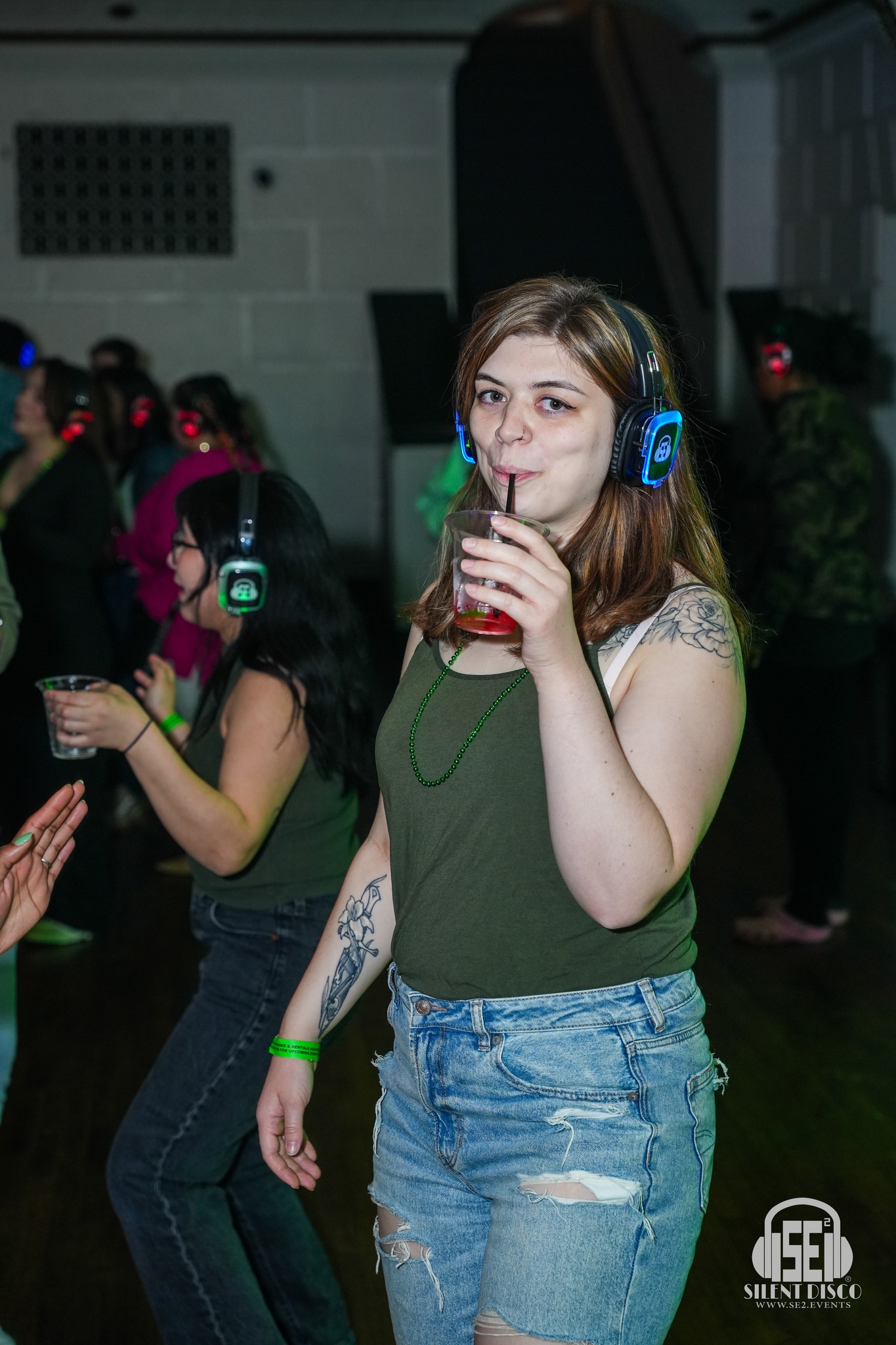 SE2 Silent Disco guests at 500 Pearl in Buffalo.