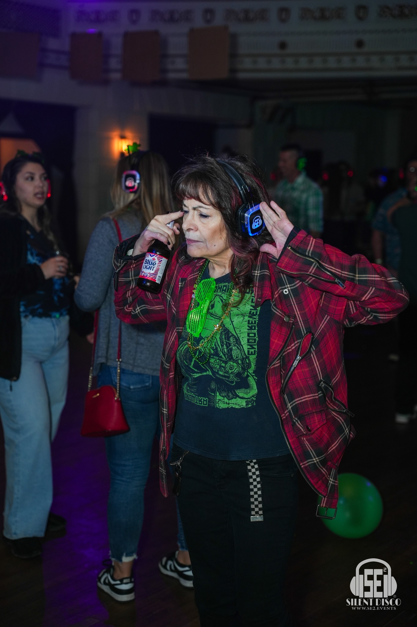 SE2 Silent Disco guests at 500 Pearl in Buffalo.