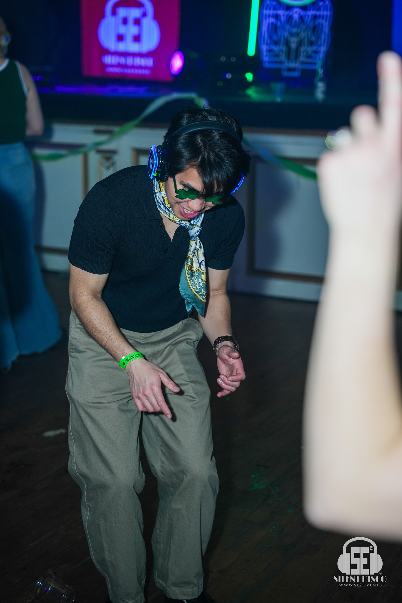 SE2 Silent Disco guests at 500 Pearl in Buffalo.