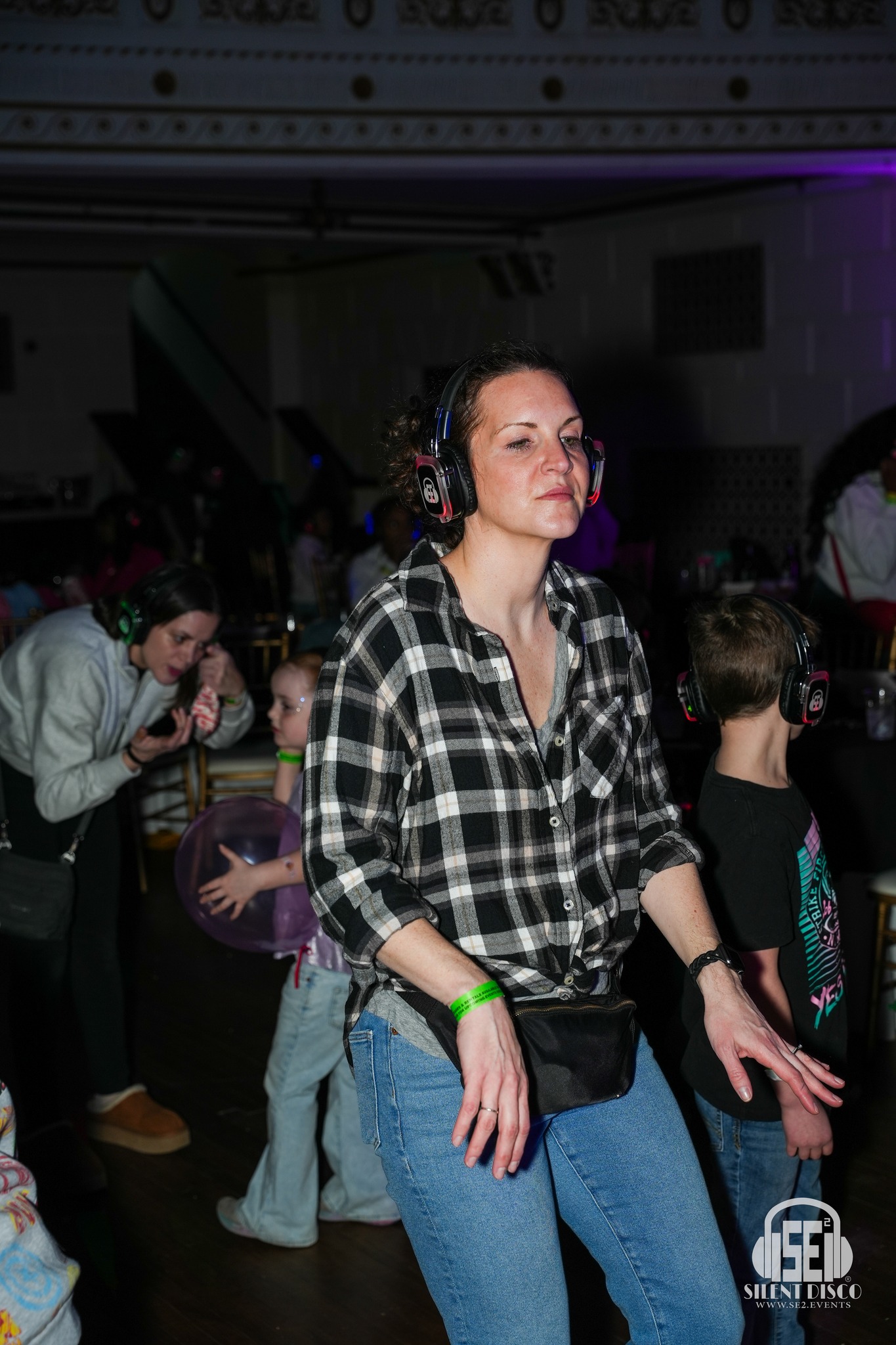 SE2 Silent Disco guests at 500 Pearl in Buffalo.