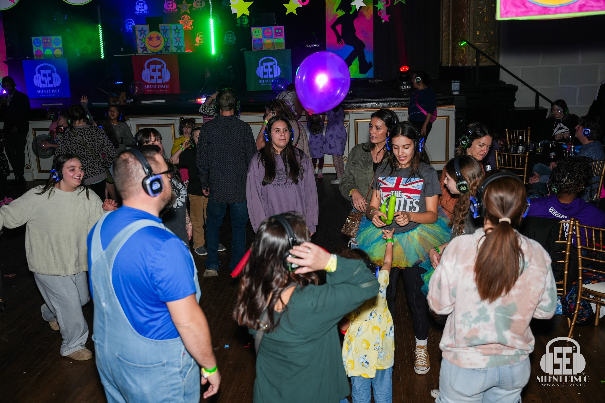 SE2 Silent Disco guests at 500 Pearl in Buffalo.
