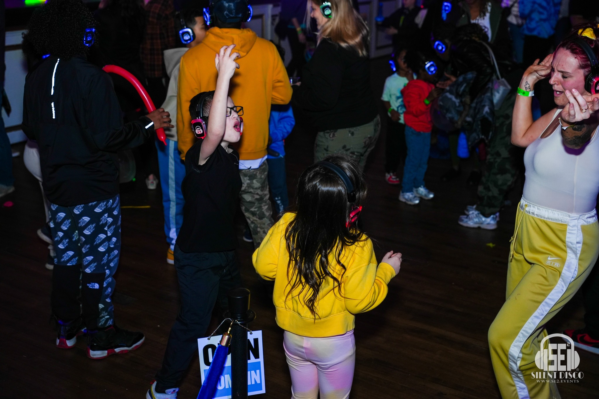 SE2 Silent Disco guests at 500 Pearl in Buffalo.