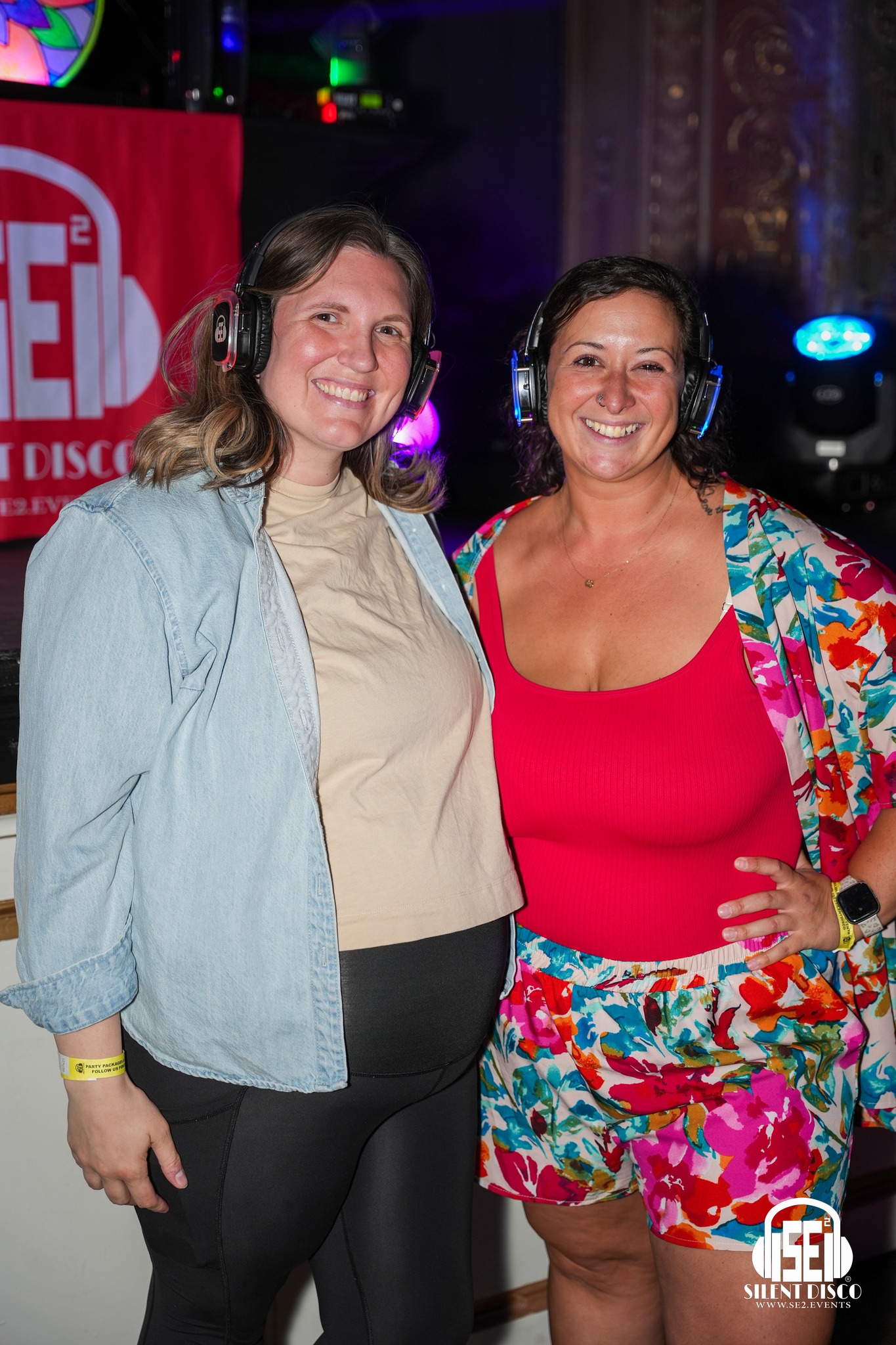 SE2 Silent Disco guests at 500 Pearl in Buffalo.