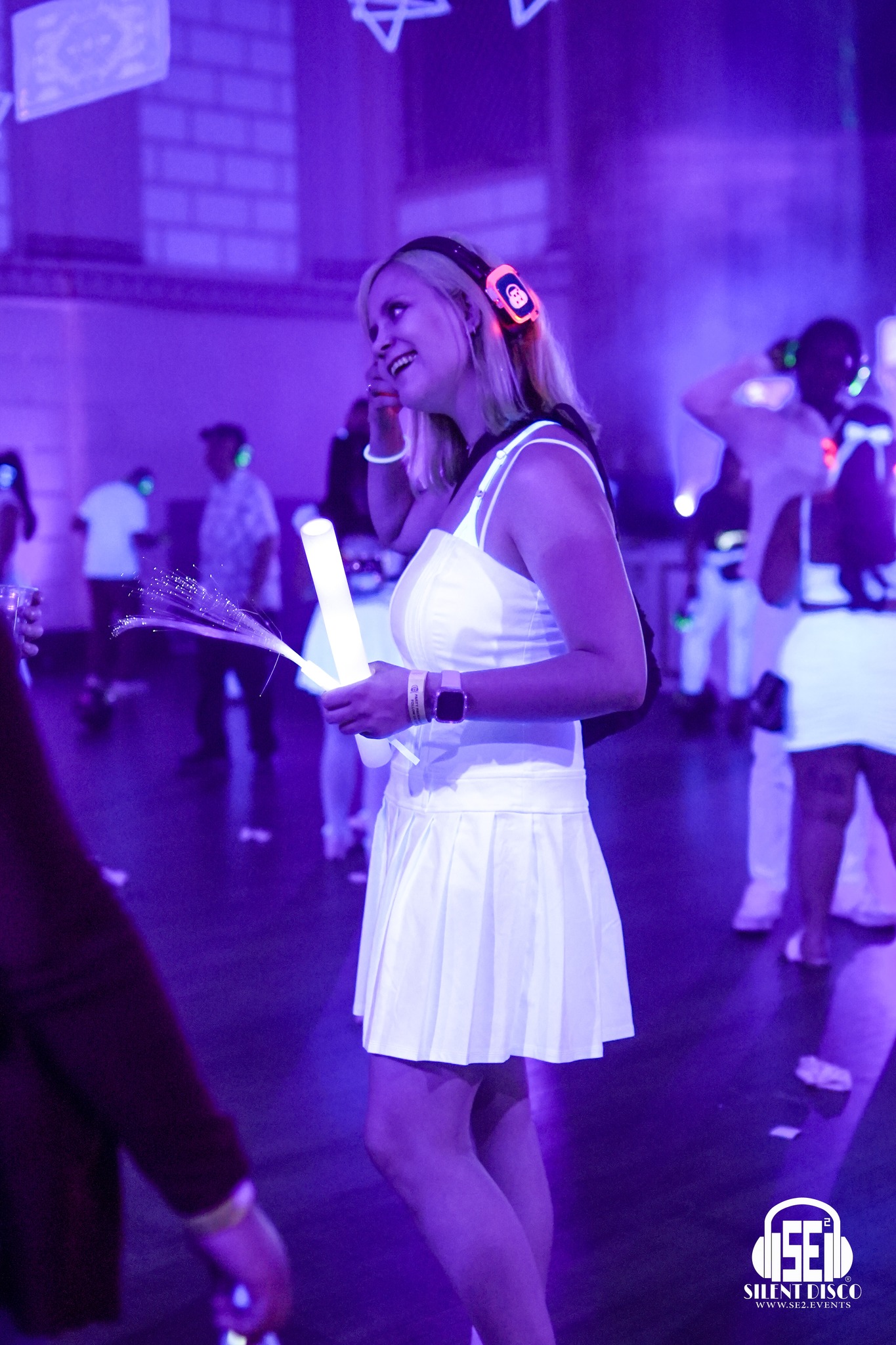 SE2 Silent Disco guests at 500 Pearl in Buffalo.