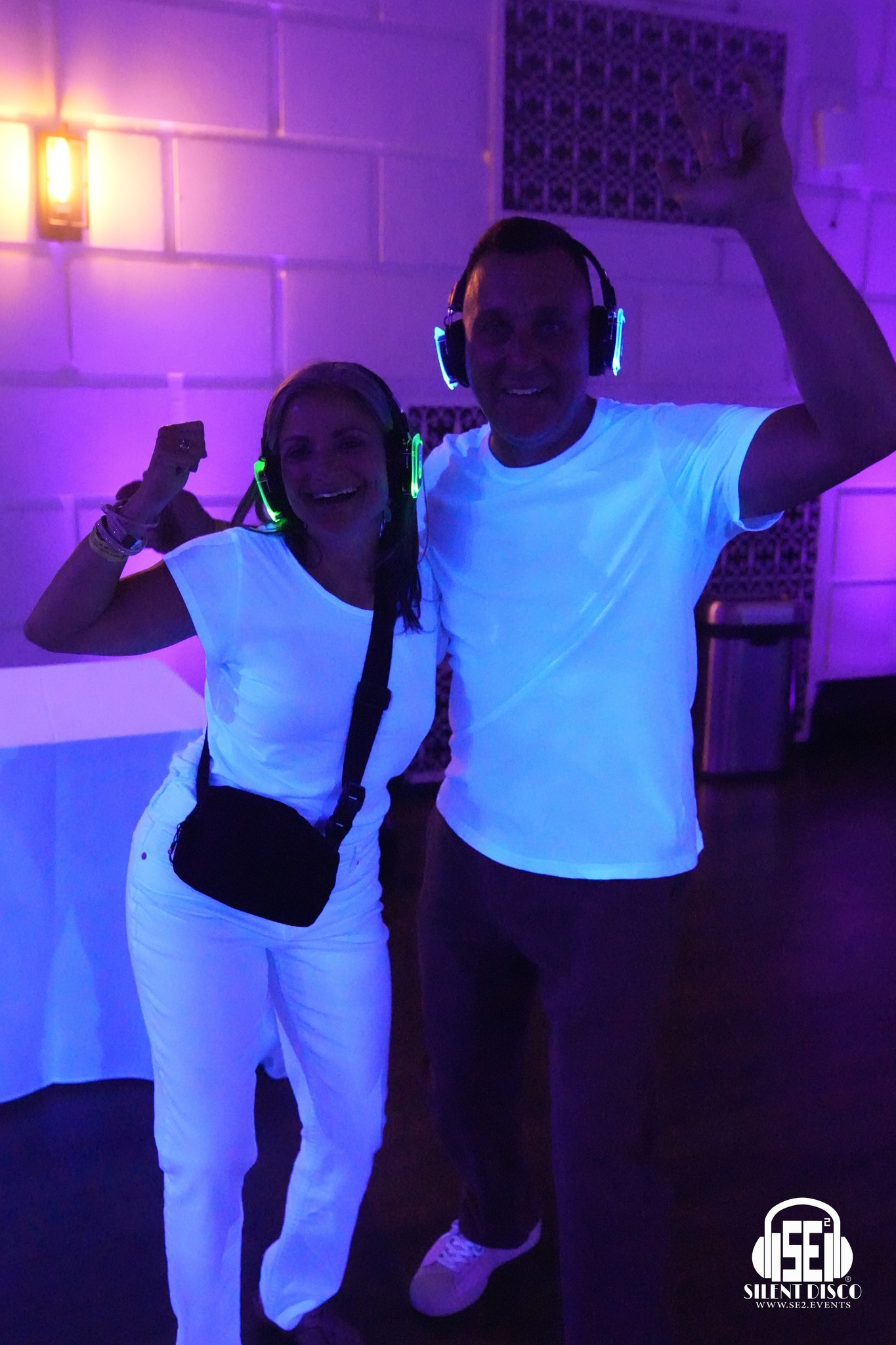 SE2 Silent Disco guests at 500 Pearl in Buffalo.