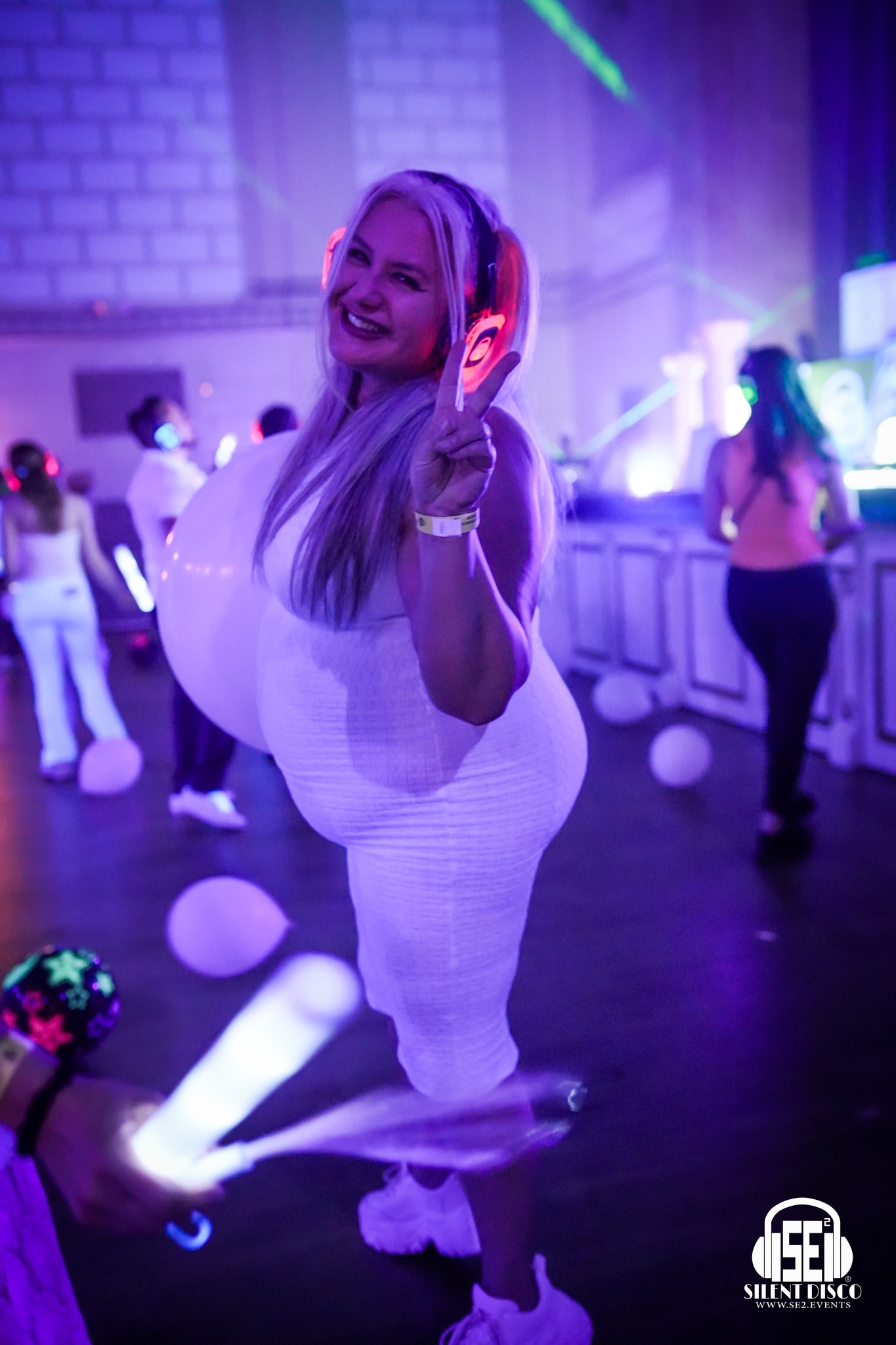 SE2 Silent Disco guests at 500 Pearl in Buffalo.