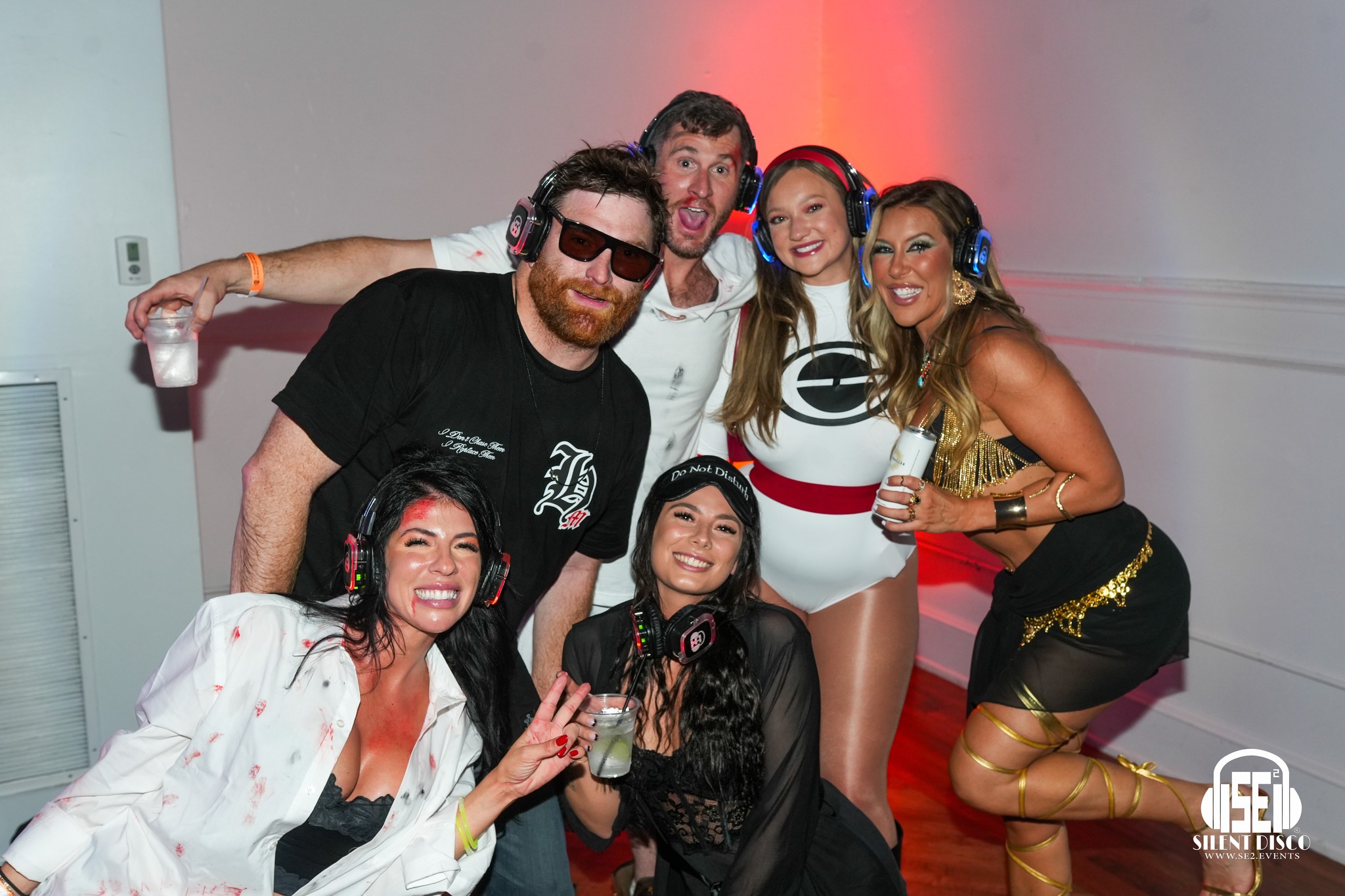 SE2 Silent Disco guests at 500 Pearl in Buffalo.