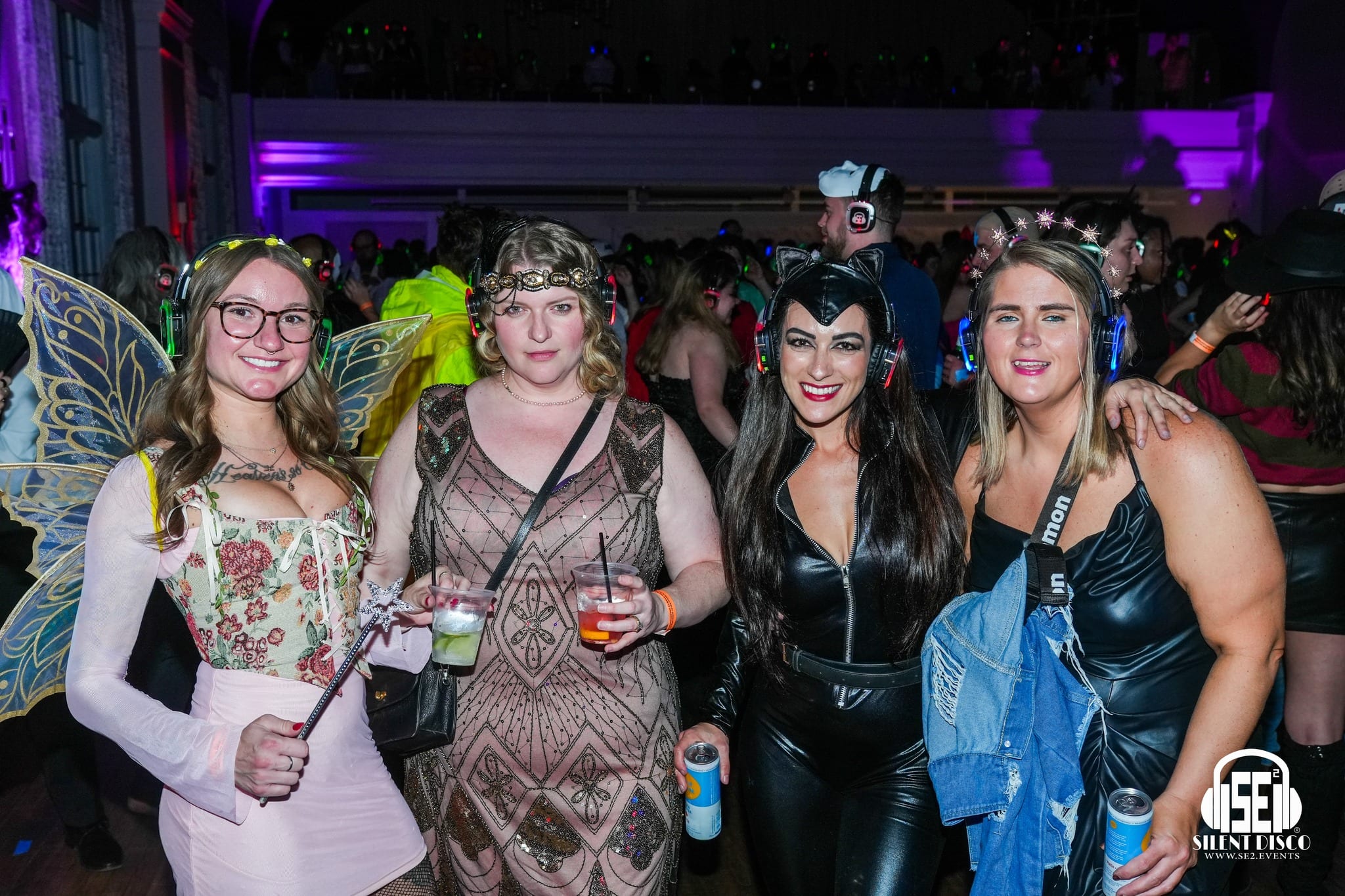 SE2 Silent Disco guests at 500 Pearl in Buffalo.