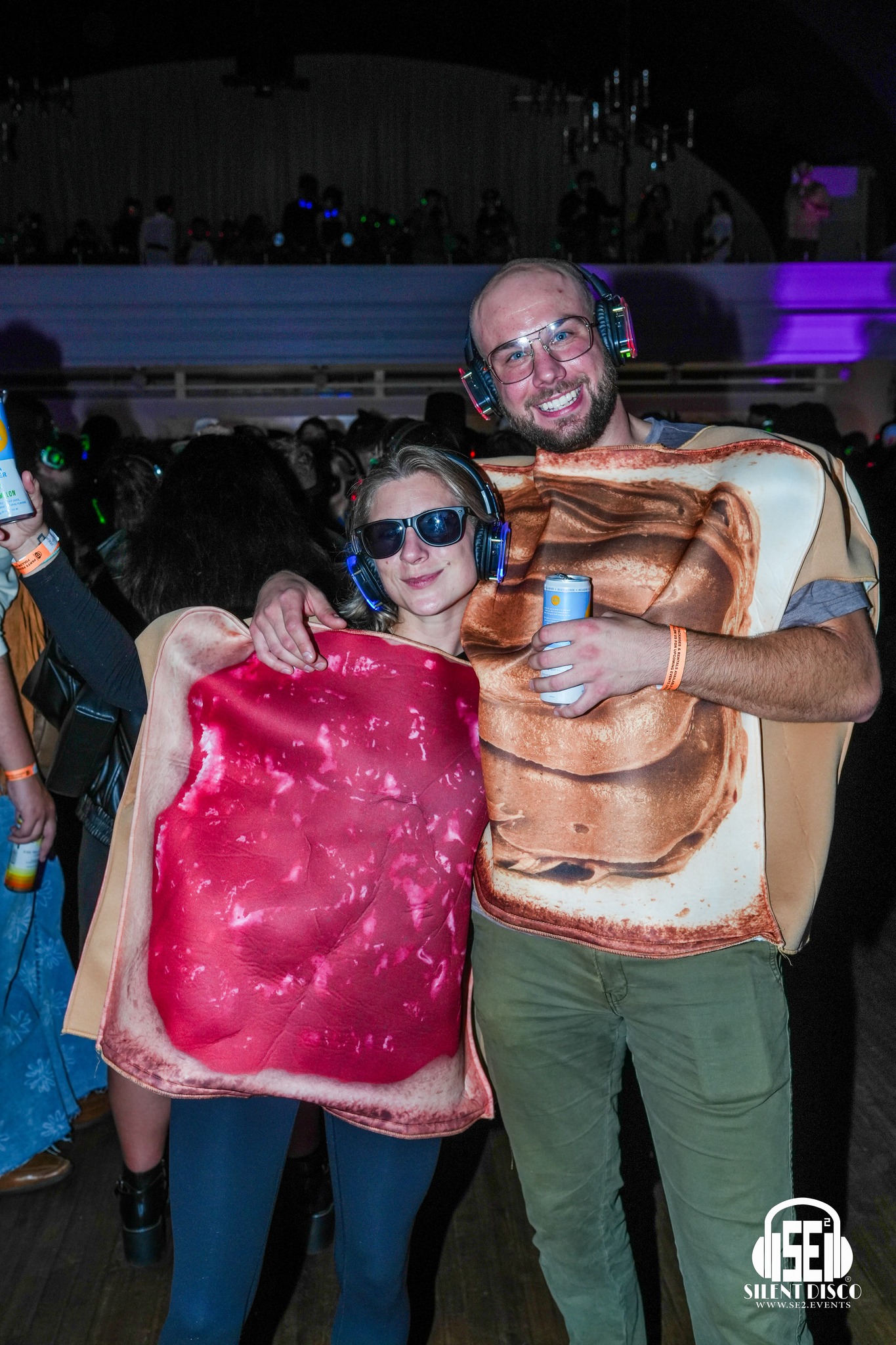 SE2 Silent Disco guests at 500 Pearl in Buffalo.