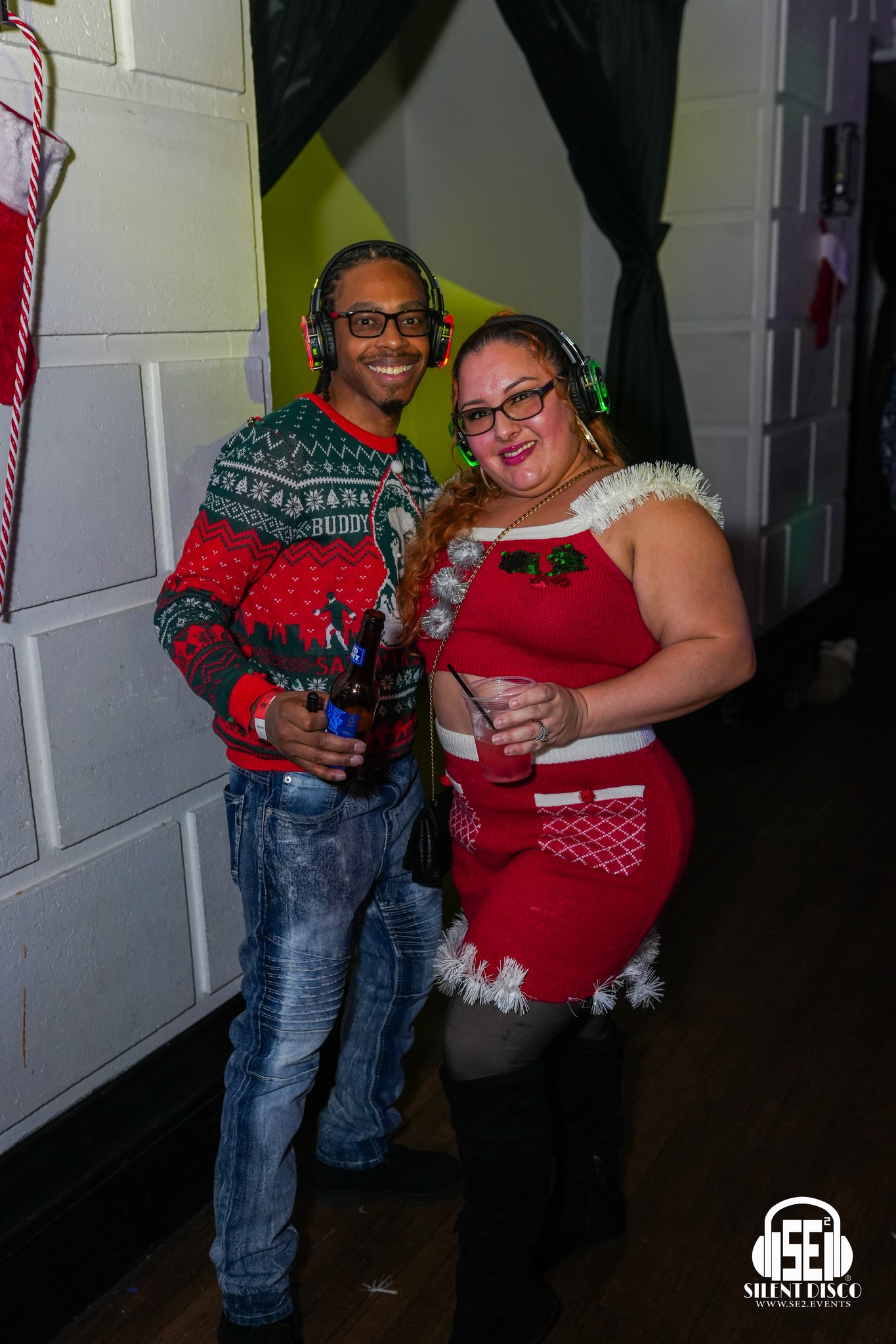 SE2 Silent Disco guests at 500 Pearl in Buffalo.