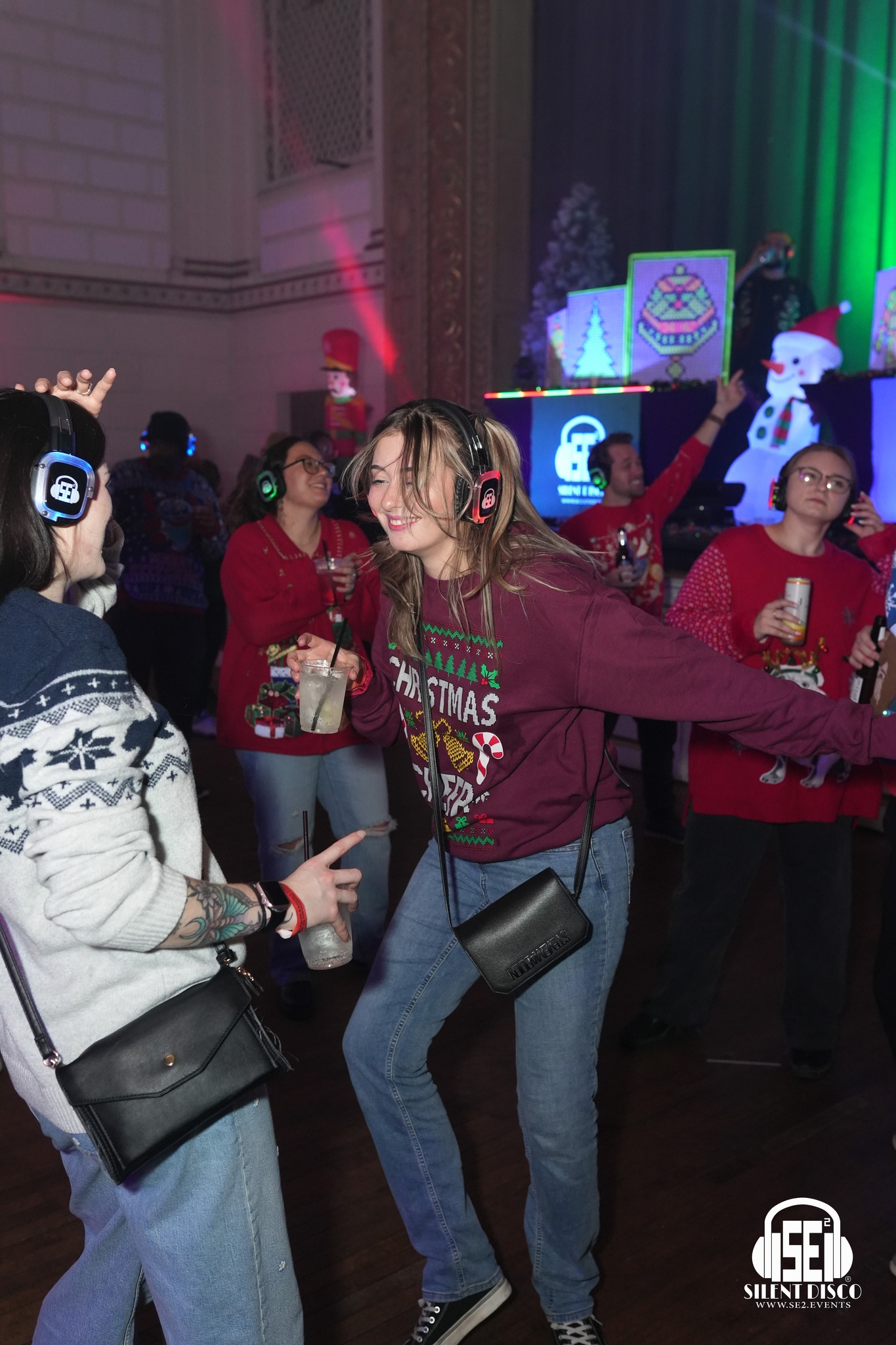 SE2 Silent Disco guests at 500 Pearl in Buffalo.