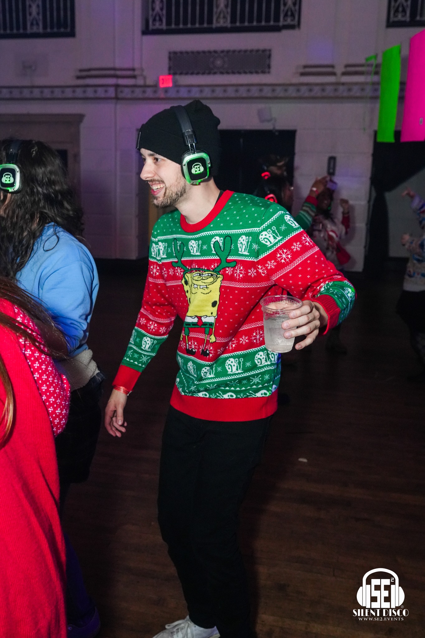 SE2 Silent Disco guests at 500 Pearl in Buffalo.