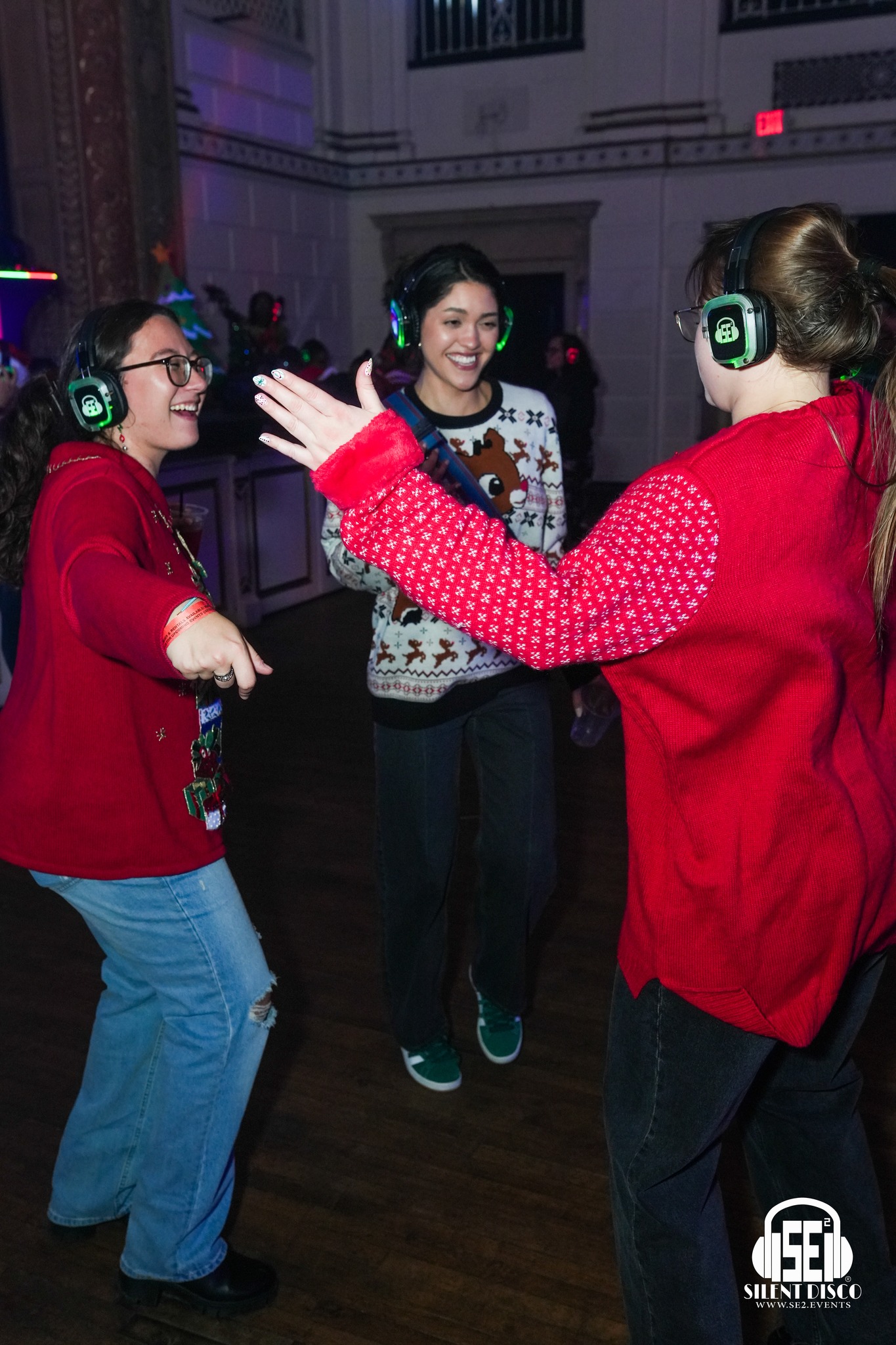 SE2 Silent Disco guests at 500 Pearl in Buffalo.