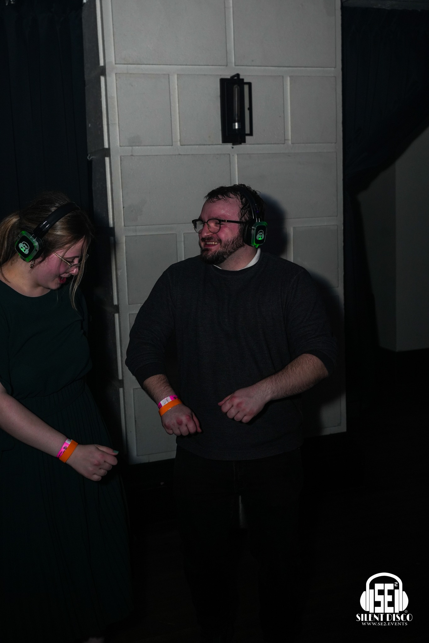 SE2 Silent Disco guests at 500 Pearl in Buffalo.