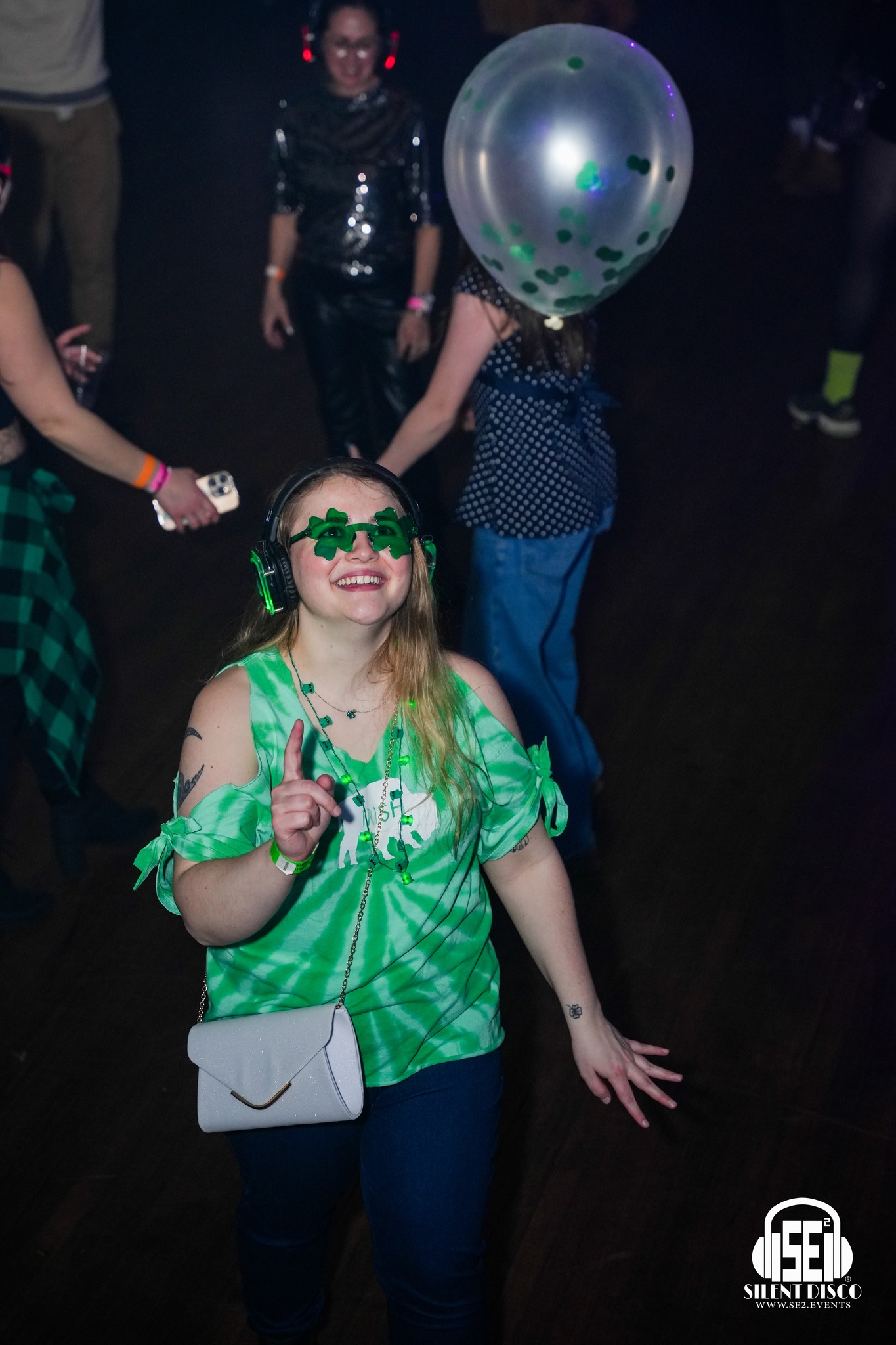 SE2 Silent Disco guests at 500 Pearl in Buffalo.