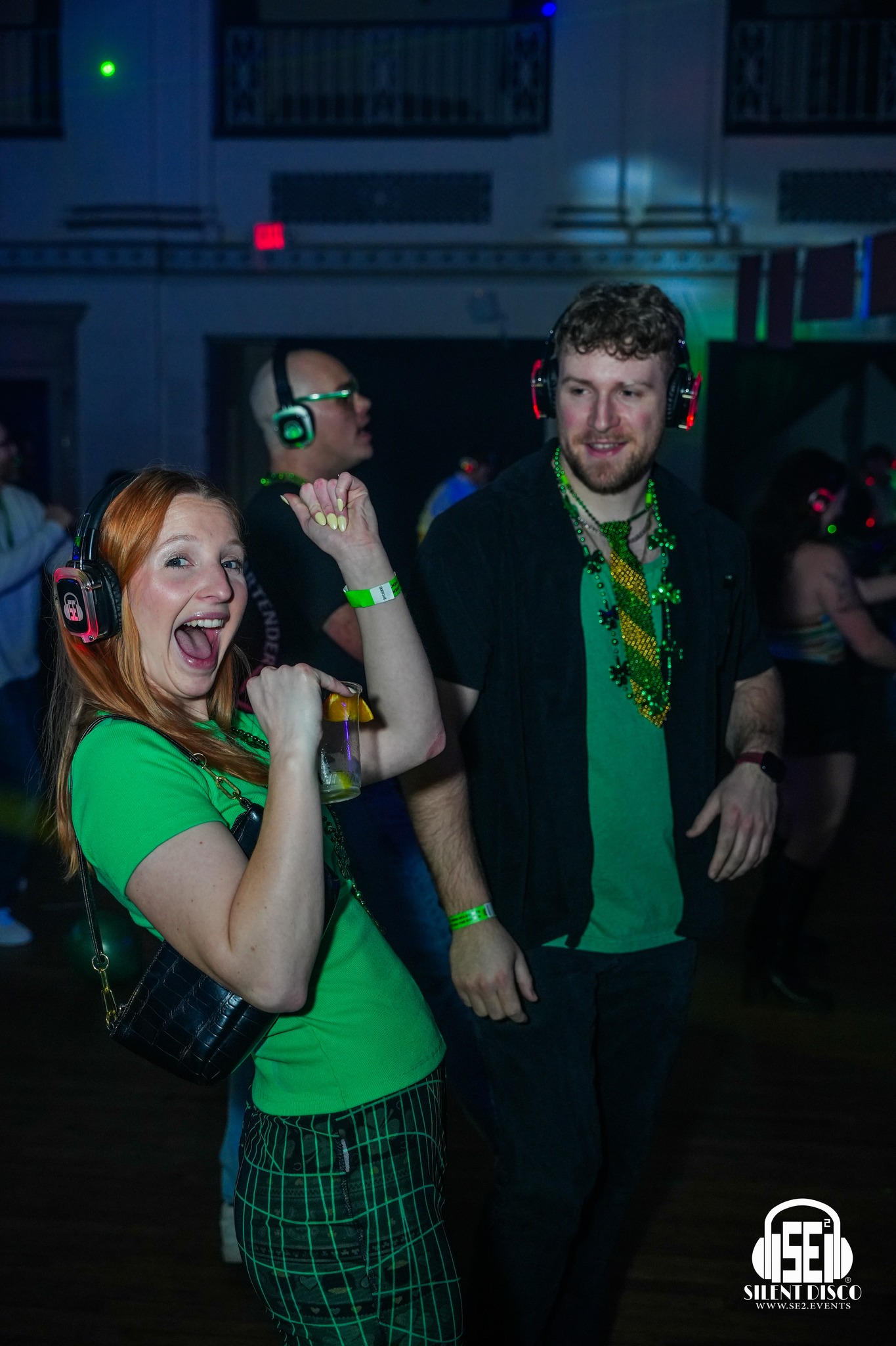 SE2 Silent Disco guests at 500 Pearl in Buffalo.