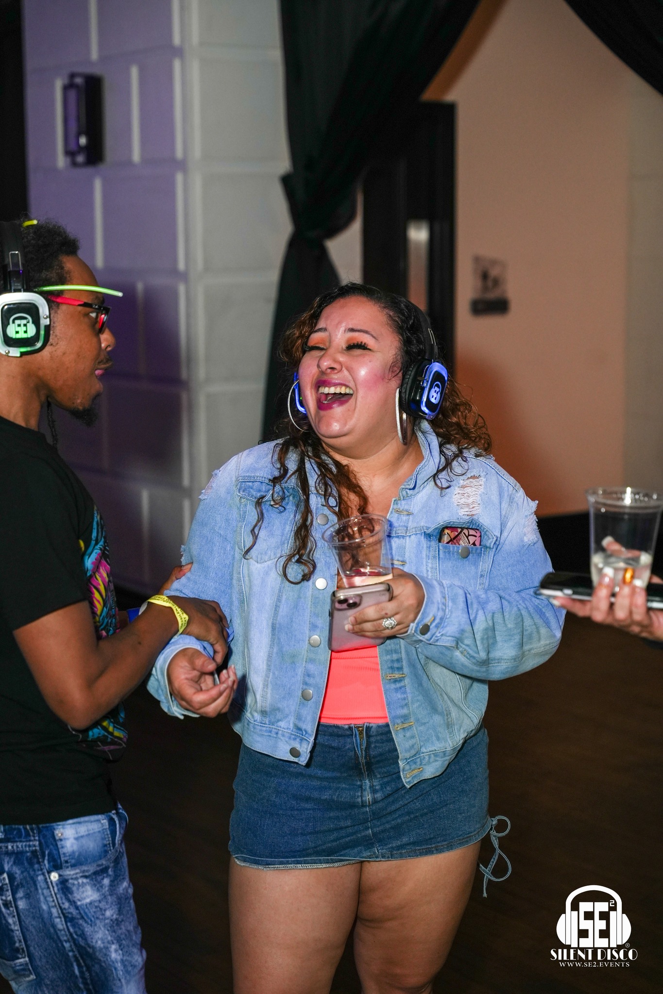 SE2 Silent Disco guests at 500 Pearl in Buffalo.
