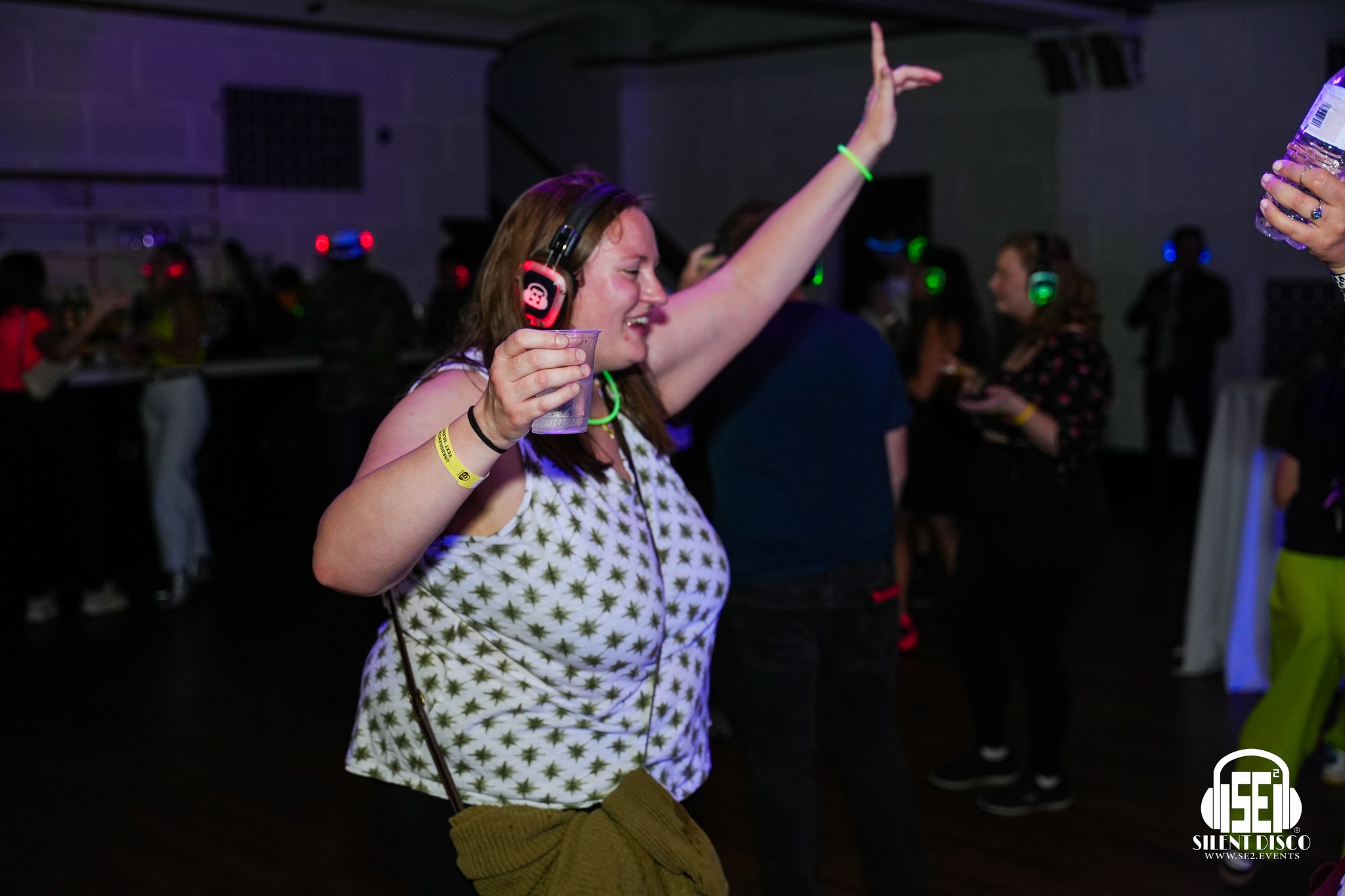 SE2 Silent Disco guests at 500 Pearl in Buffalo.