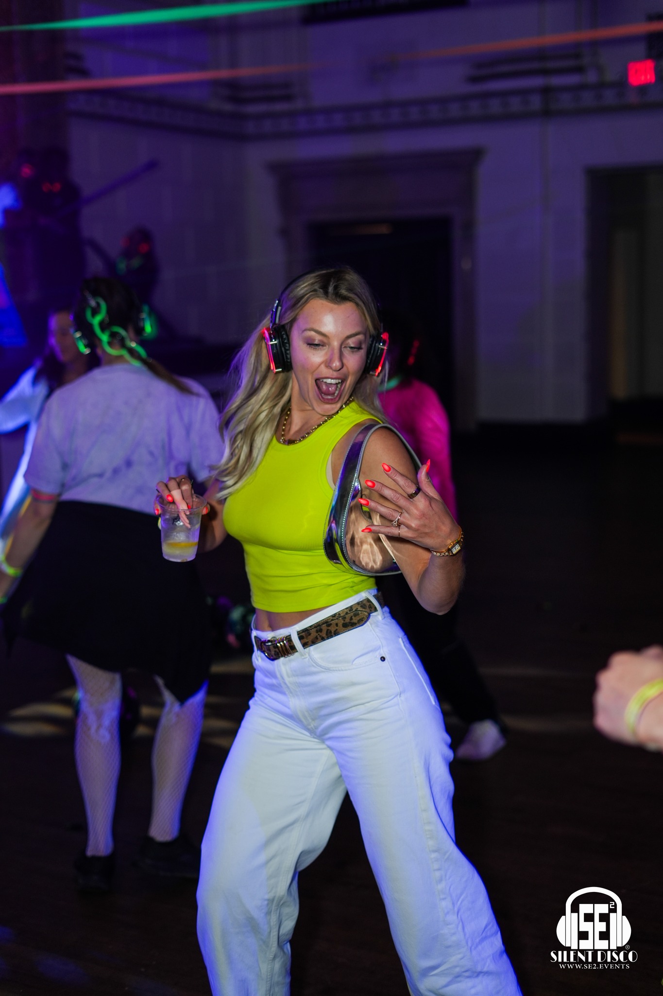SE2 Silent Disco guests at 500 Pearl in Buffalo.