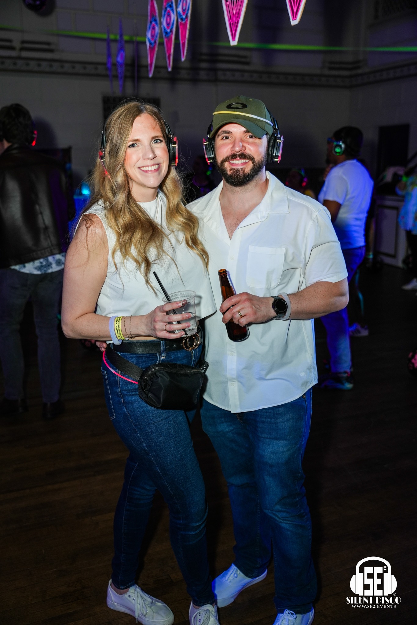 SE2 Silent Disco guests at 500 Pearl in Buffalo.