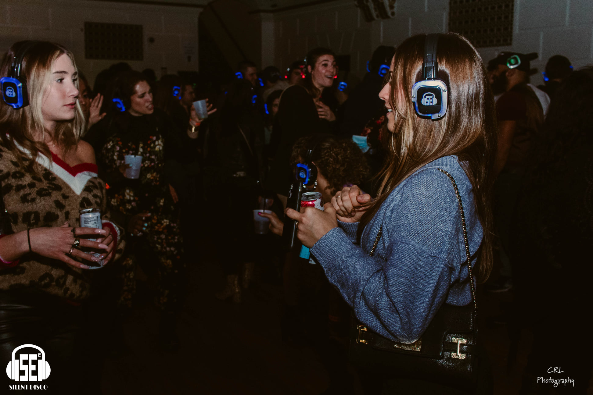 SE2 Silent Disco guests at 500 Pearl in Buffalo.