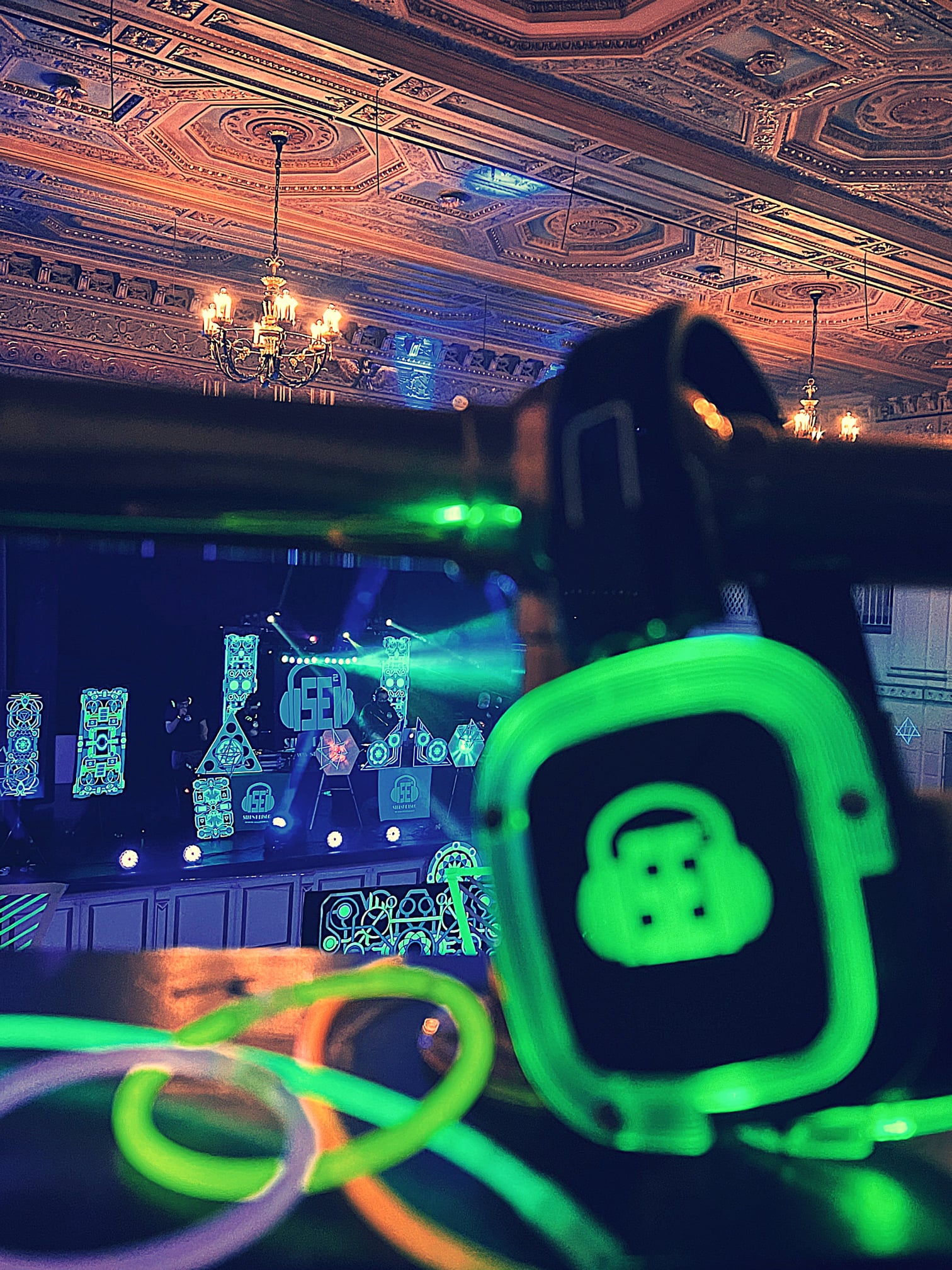 SE2 Silent Disco guests at 500 Pearl in Buffalo.
