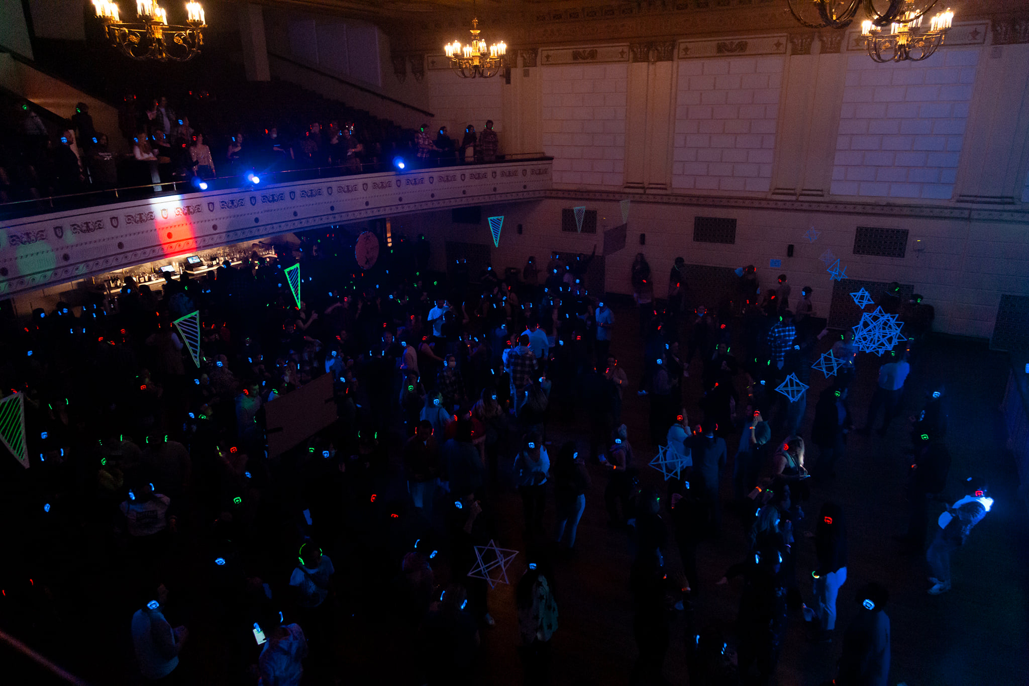 SE2 Silent Disco guests at 500 Pearl in Buffalo.