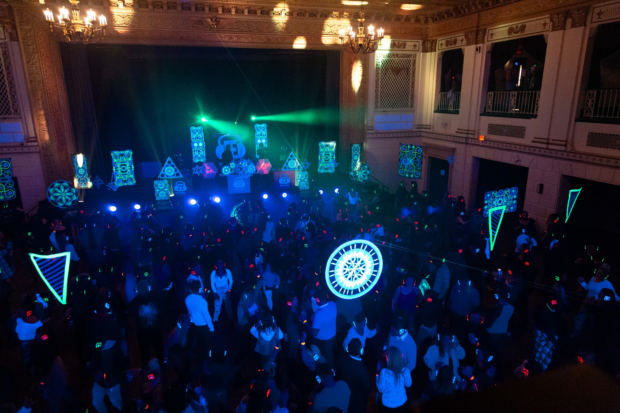 SE2 Silent Disco guests at 500 Pearl in Buffalo.