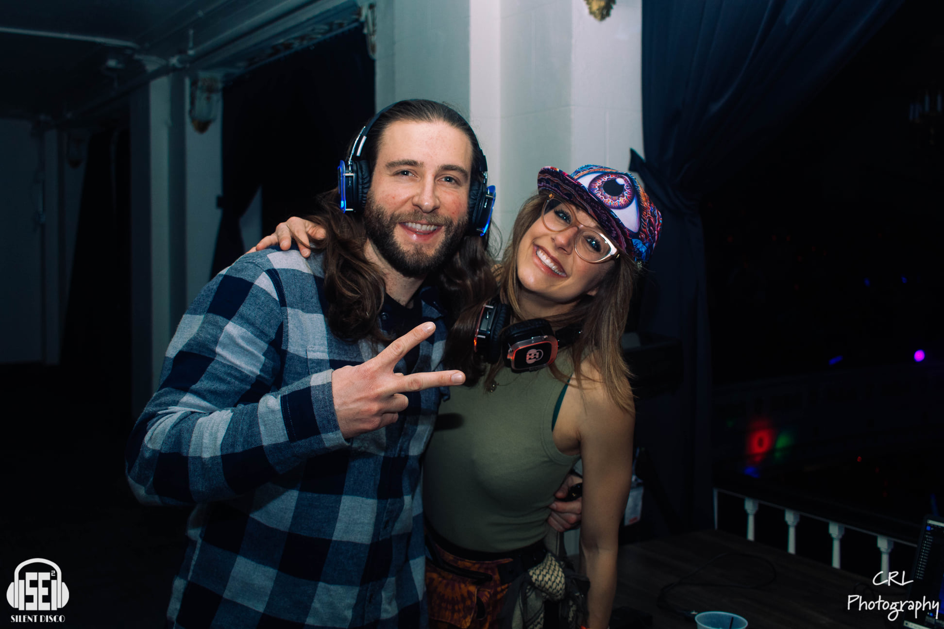 SE2 Silent Disco guests at 500 Pearl in Buffalo.