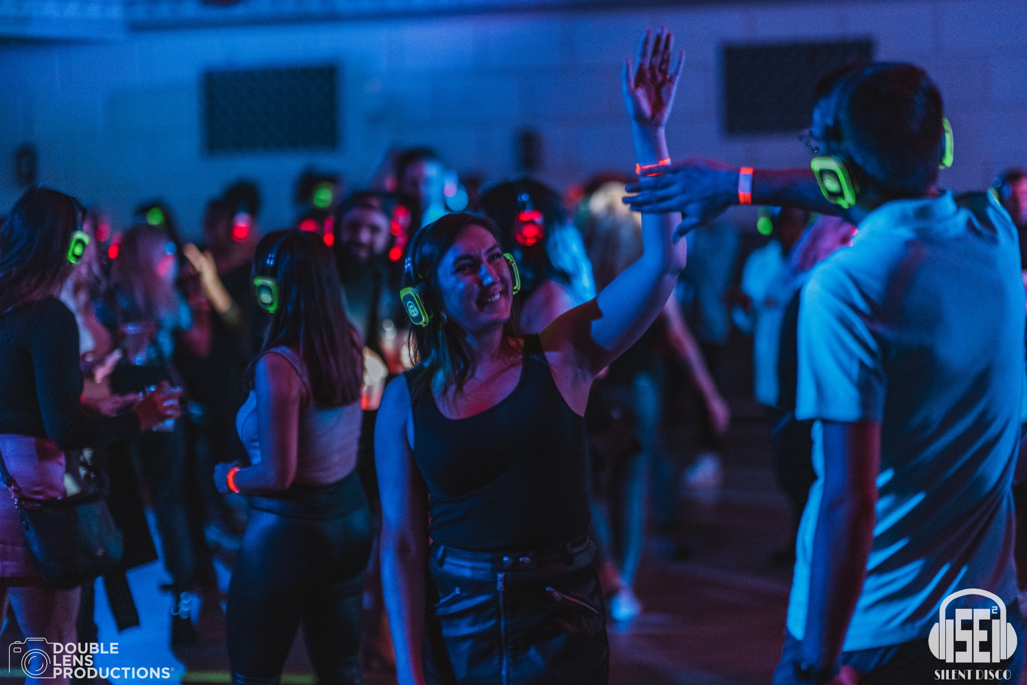 SE2 Silent Disco guests at 500 Pearl in Buffalo.