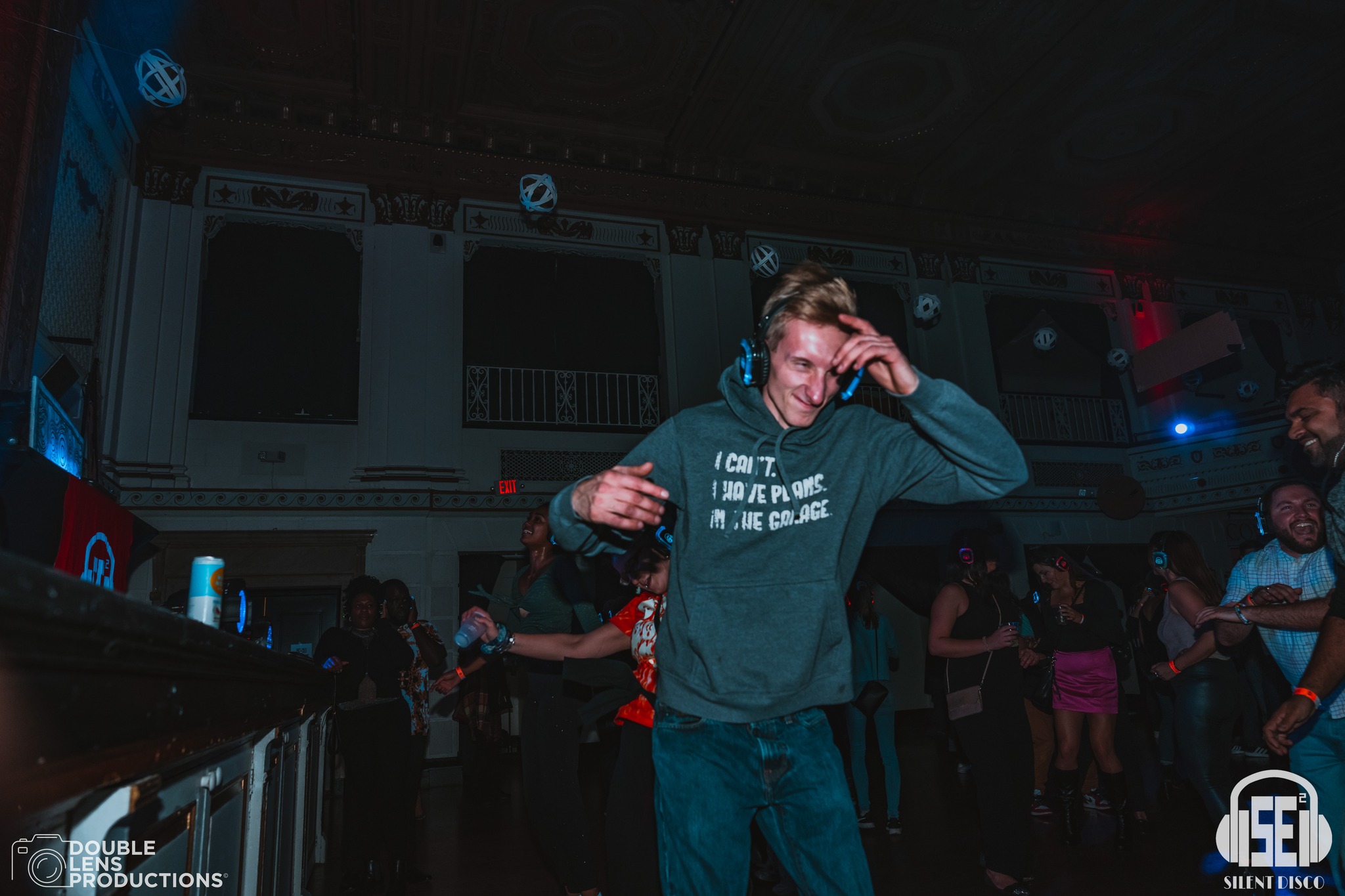 SE2 Silent Disco guests at 500 Pearl in Buffalo.