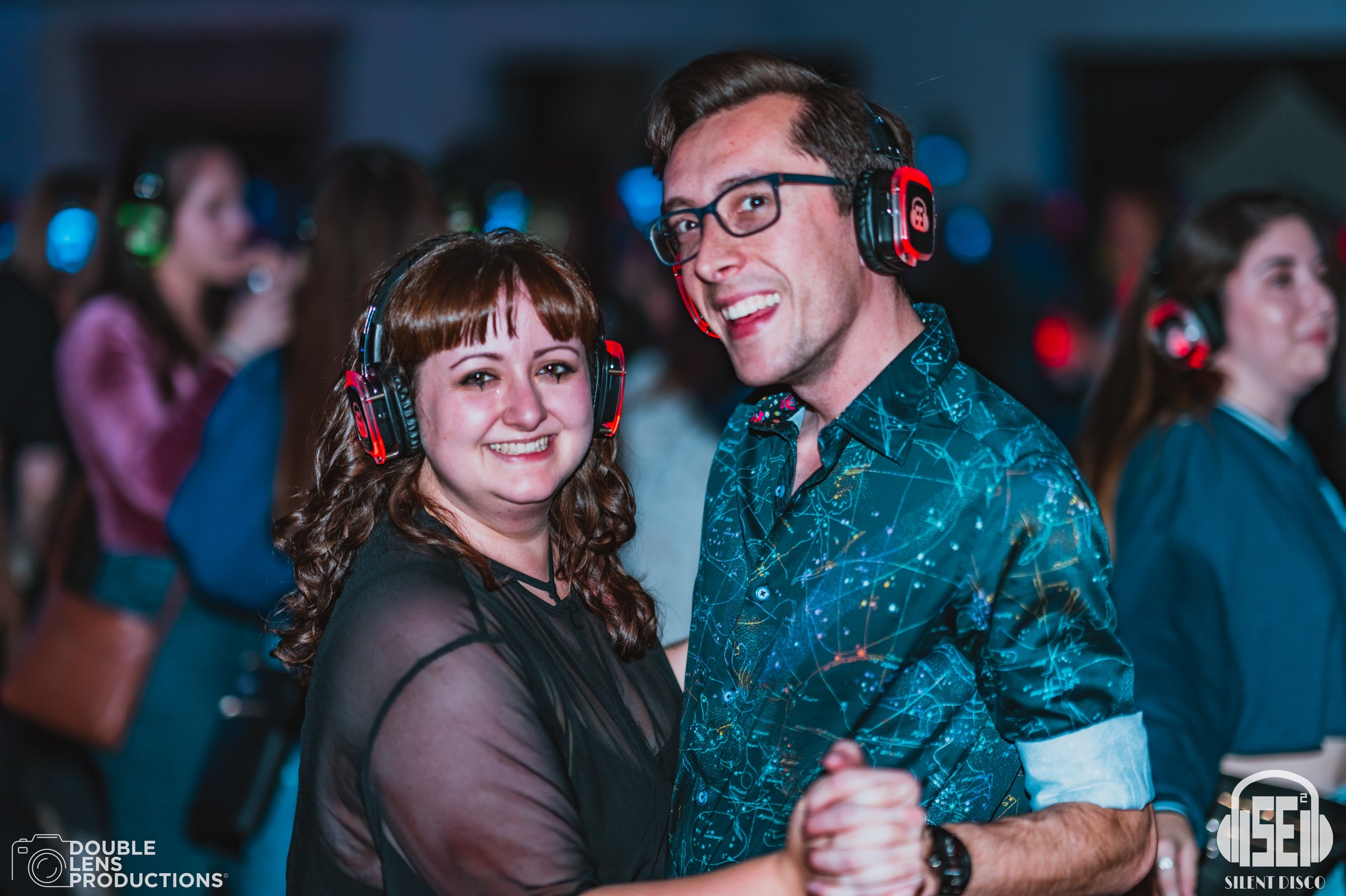 SE2 Silent Disco guests at 500 Pearl in Buffalo.