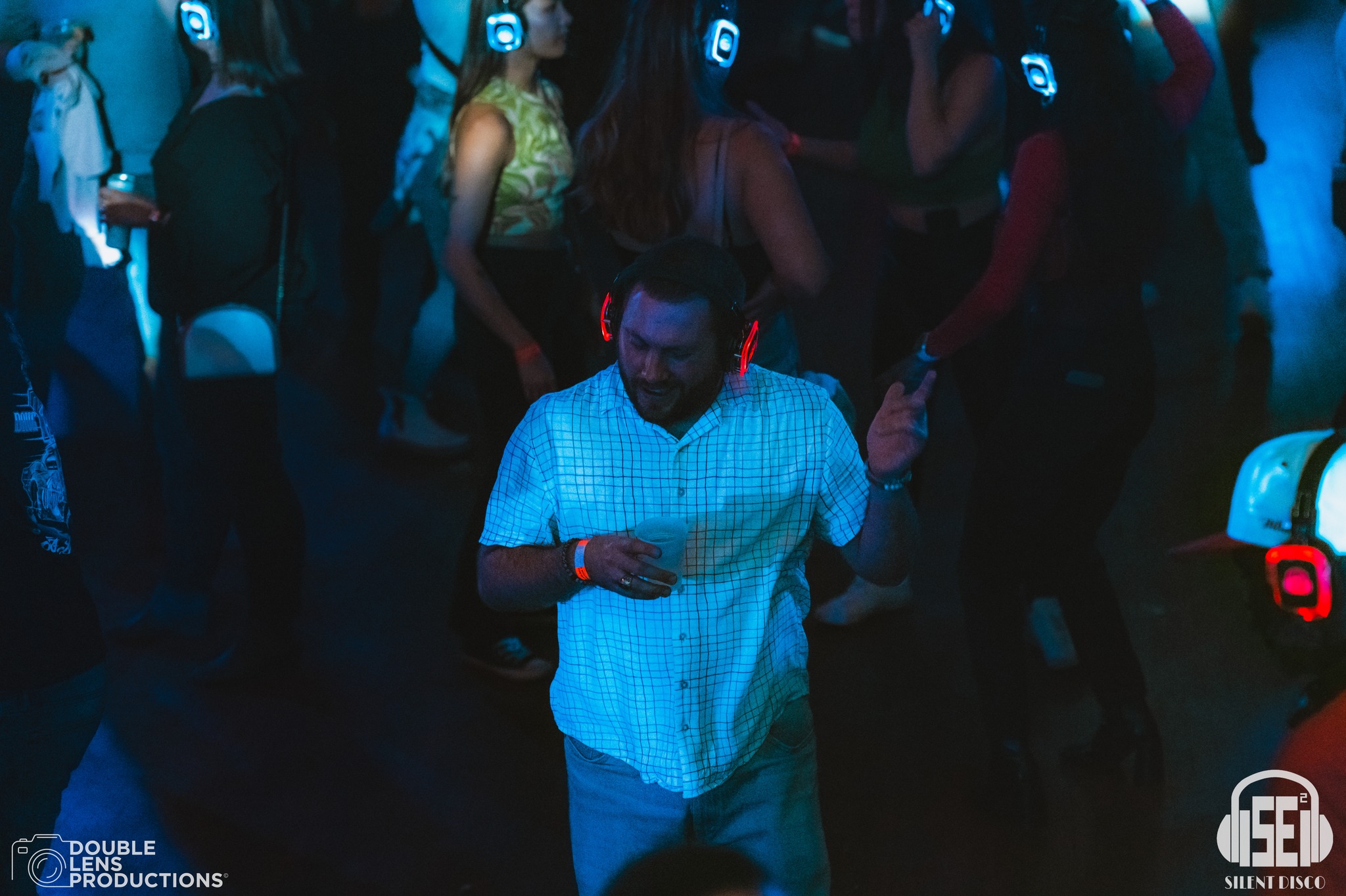 SE2 Silent Disco guests at 500 Pearl in Buffalo.