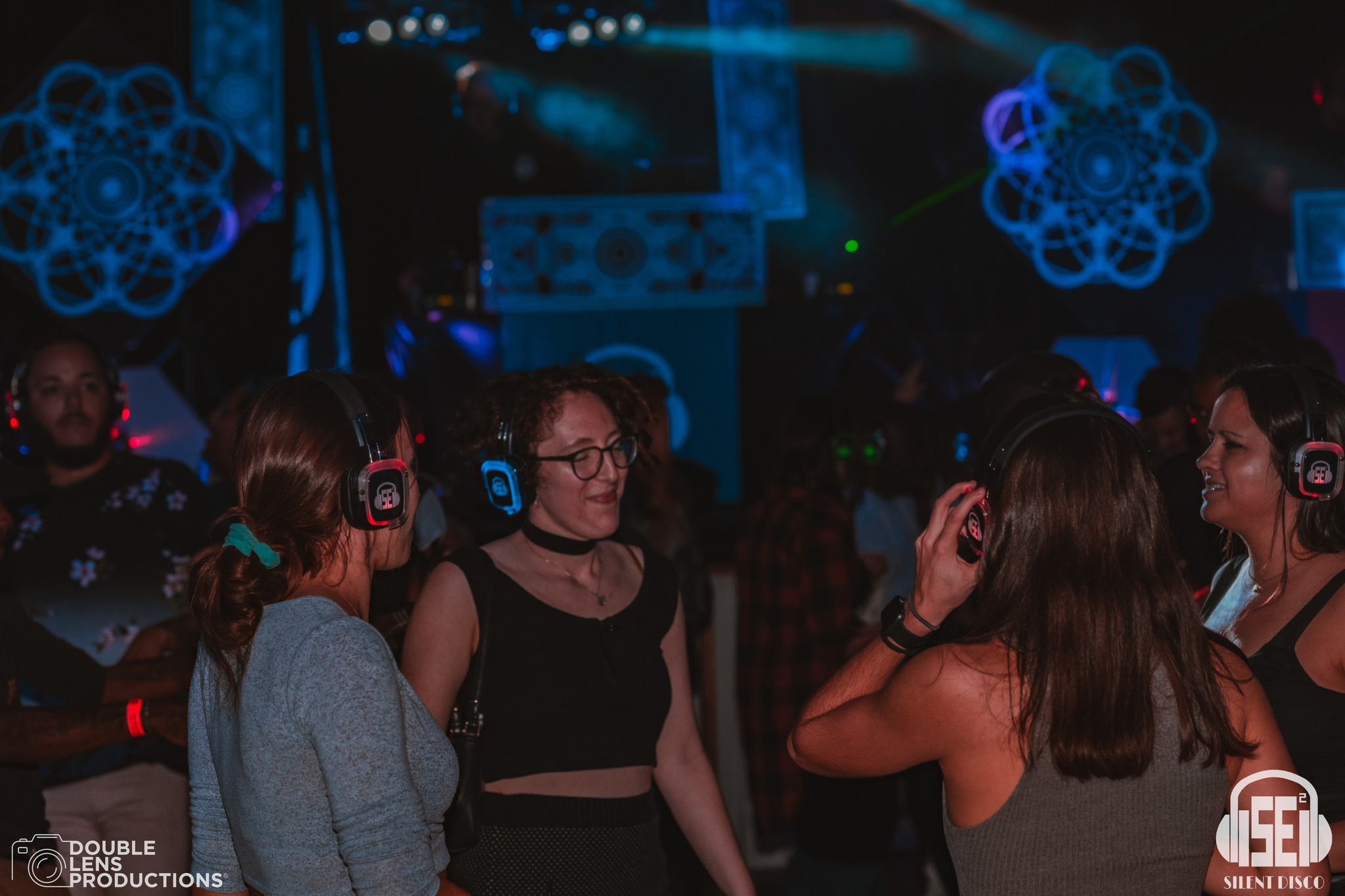 SE2 Silent Disco guests at 500 Pearl in Buffalo.