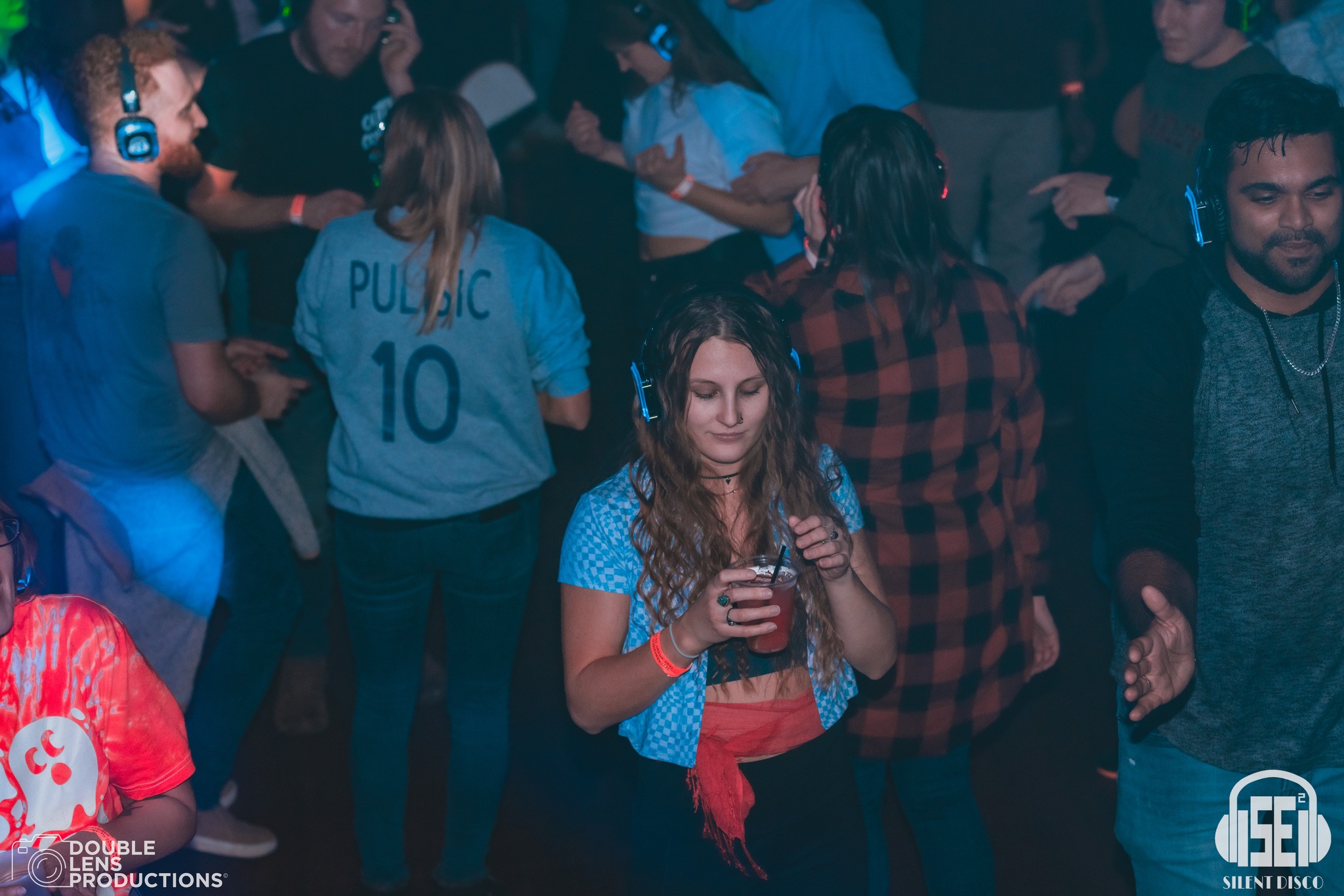 SE2 Silent Disco guests at 500 Pearl in Buffalo.