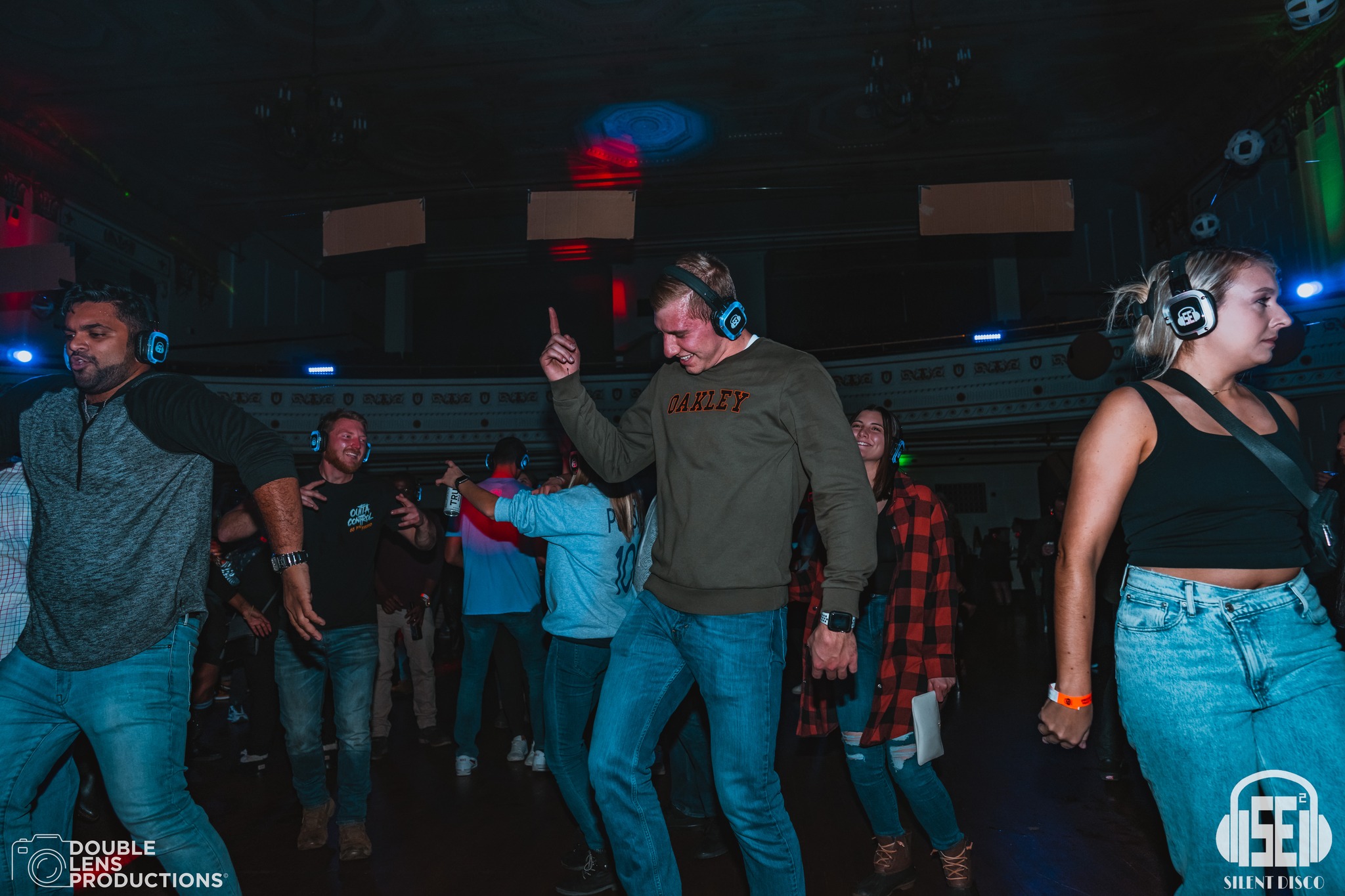 SE2 Silent Disco guests at 500 Pearl in Buffalo.