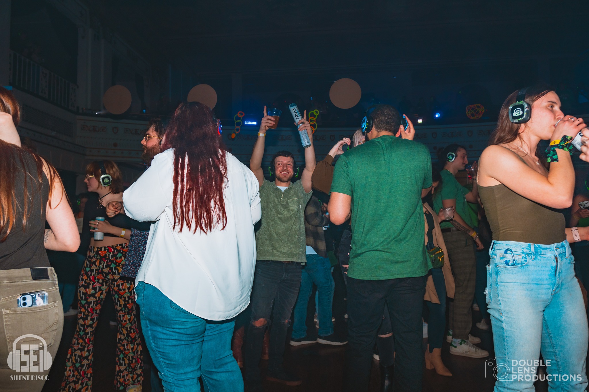 SE2 Silent Disco guests at 500 Pearl in Buffalo.