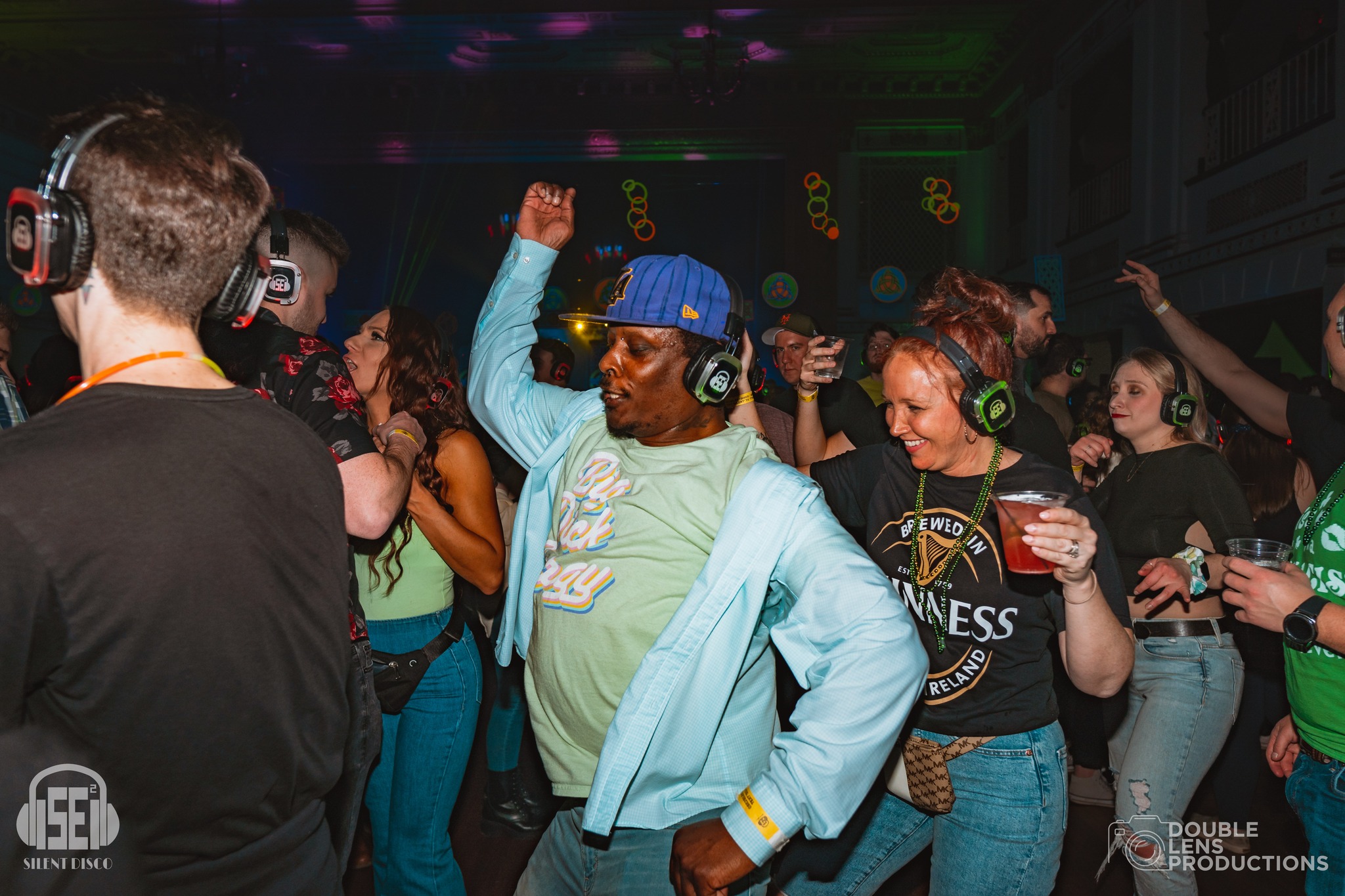 SE2 Silent Disco guests at 500 Pearl in Buffalo.