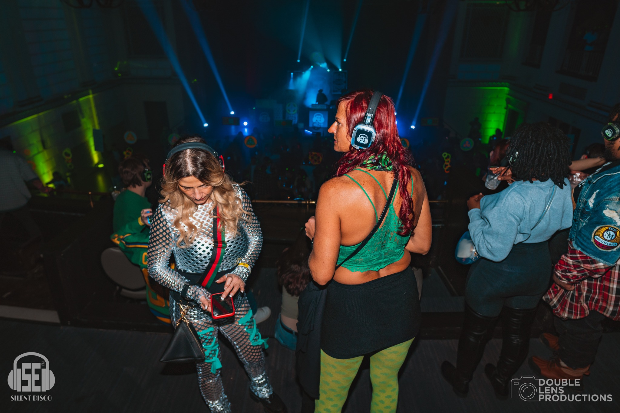 SE2 Silent Disco guests at 500 Pearl in Buffalo.