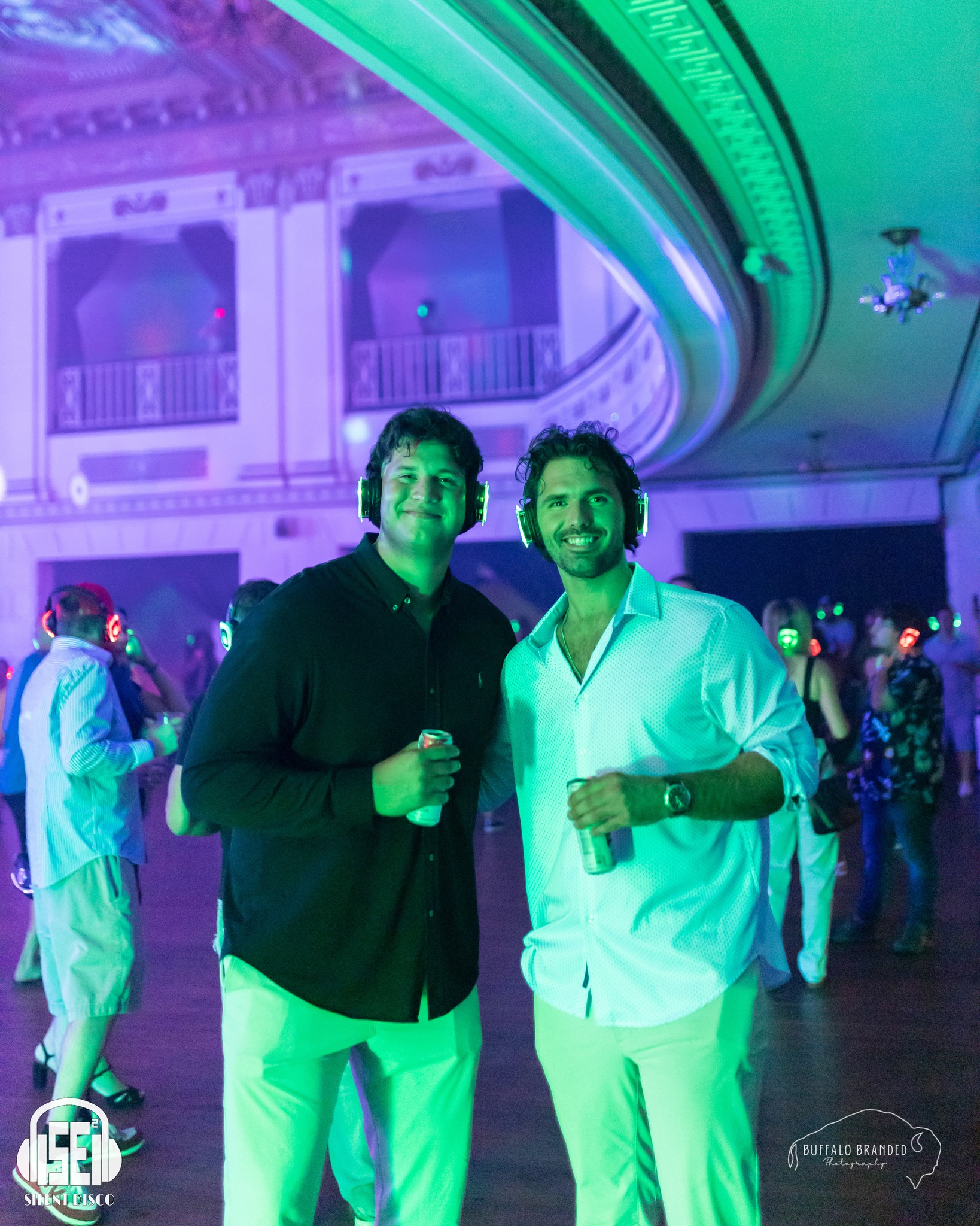 SE2 Silent Disco guests at 500 Pearl in Buffalo.