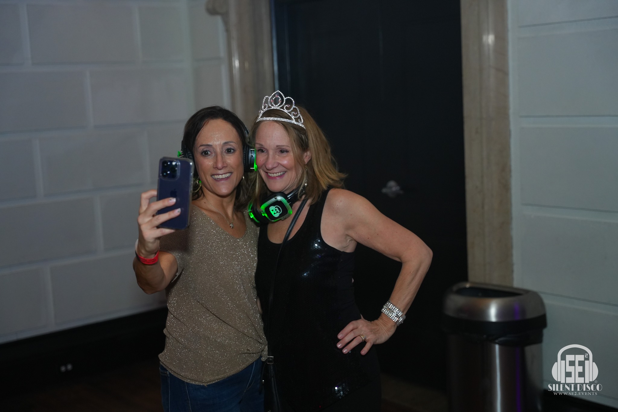 SE2 Silent Disco guests at 500 Pearl in Buffalo.